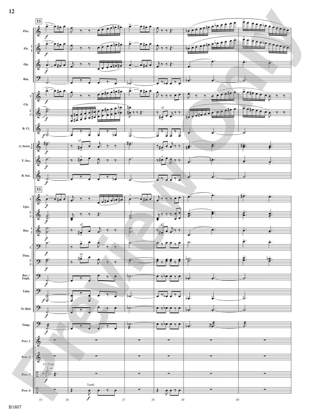 Il Mazzamurello (The Whimsical Italian Elf): Concert Band Conductor Score & Parts