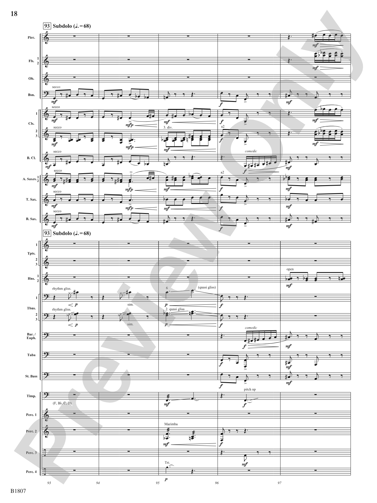 Il Mazzamurello (The Whimsical Italian Elf): Concert Band Conductor Score & Parts