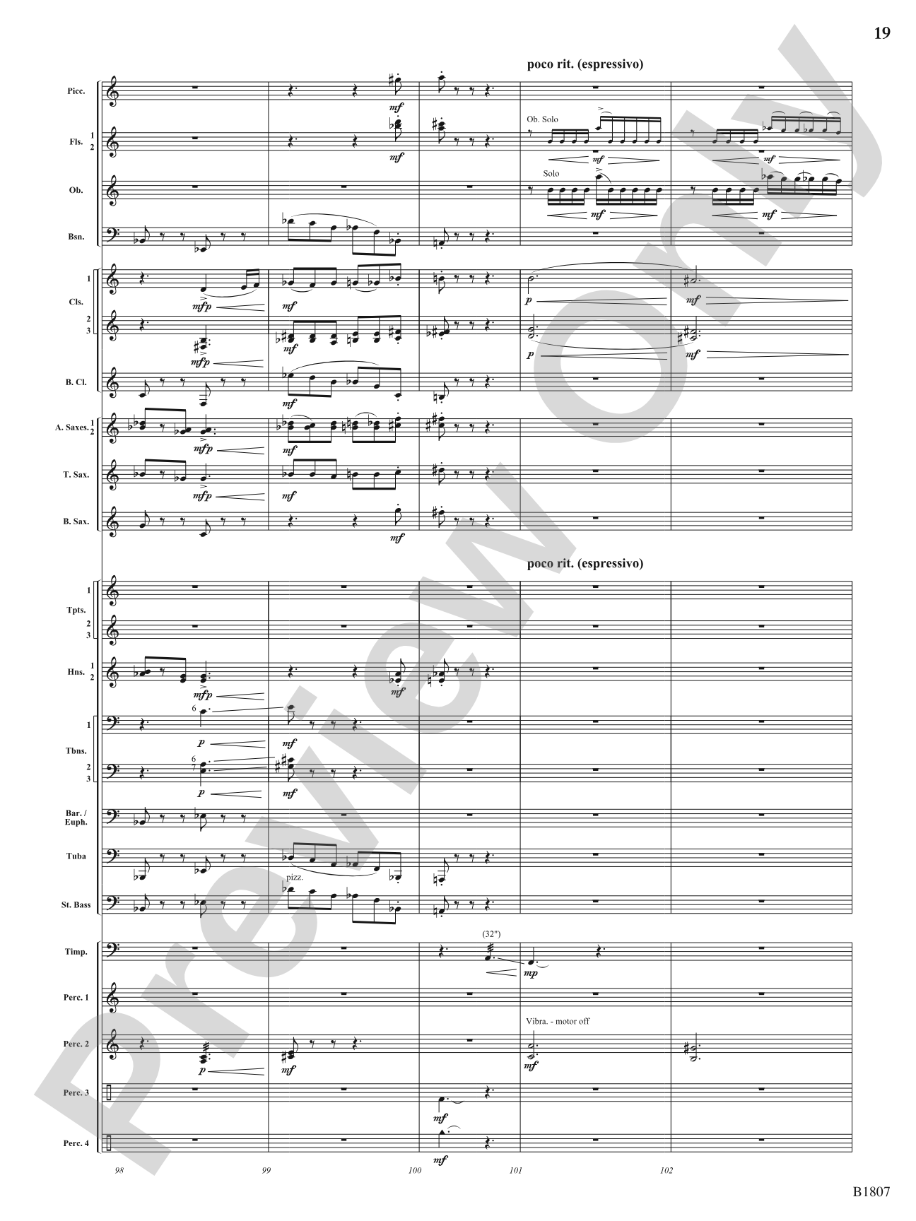 Il Mazzamurello (The Whimsical Italian Elf): Concert Band Conductor Score & Parts