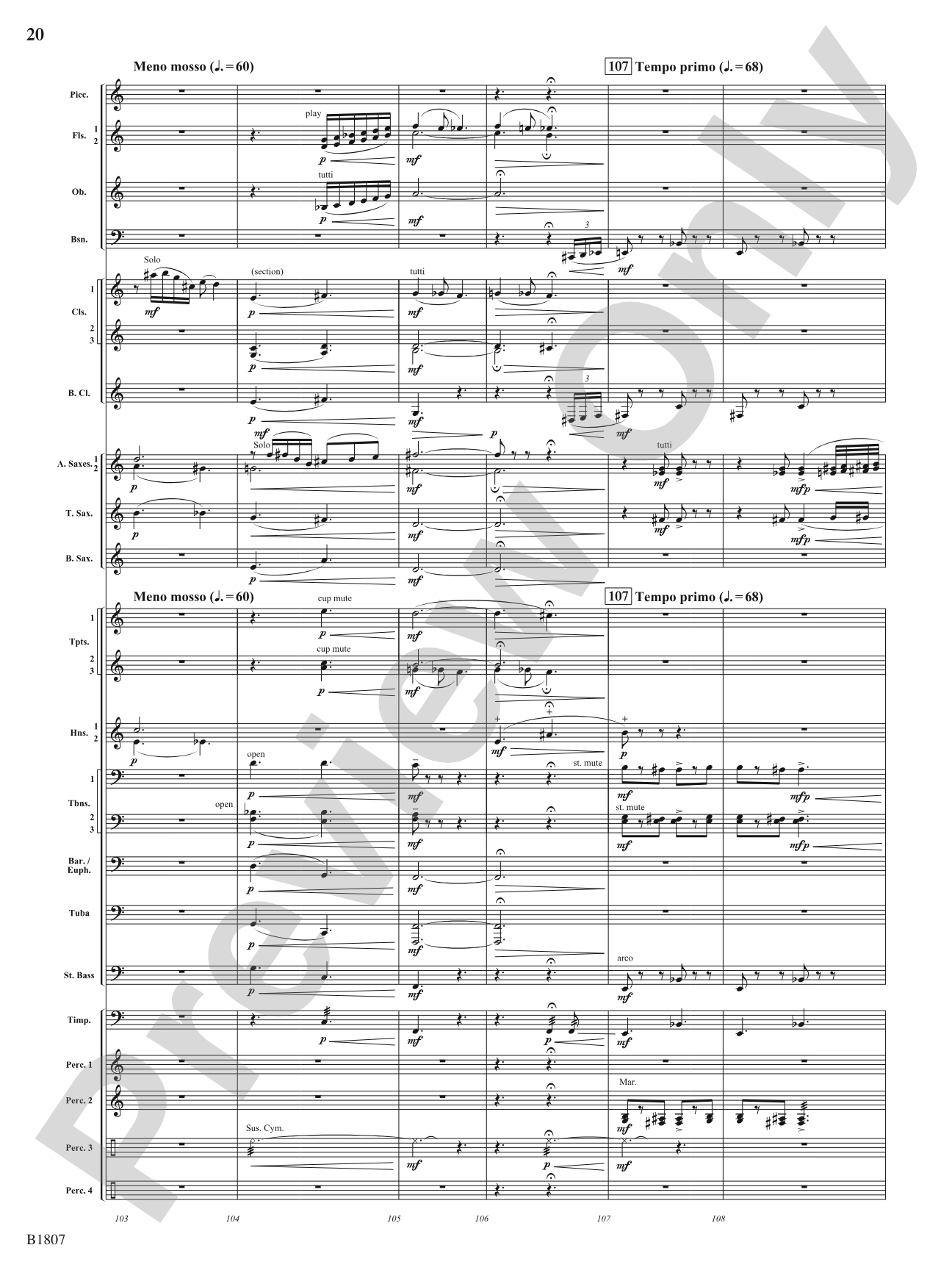 Il Mazzamurello (The Whimsical Italian Elf): Concert Band Conductor Score & Parts