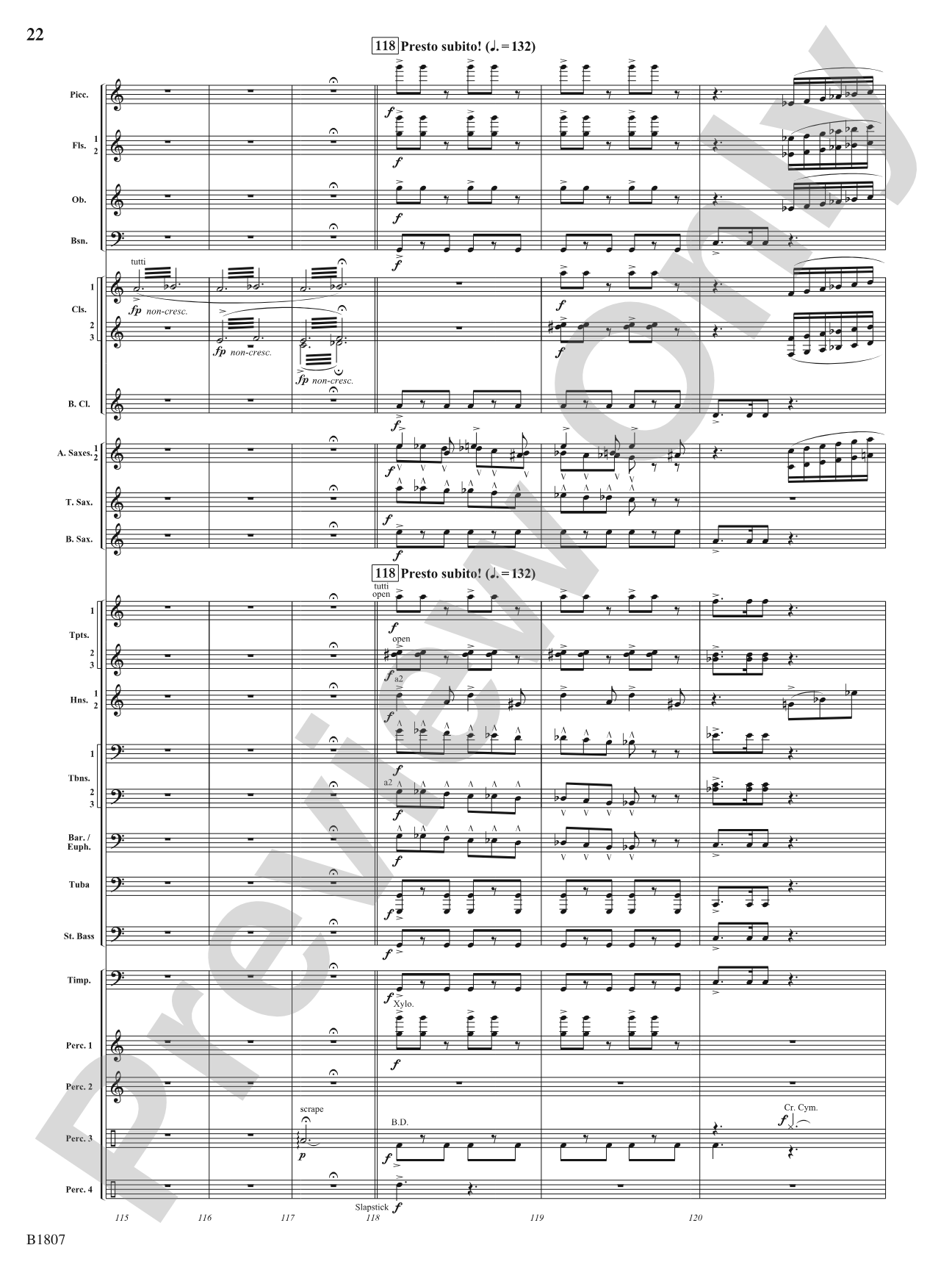 Il Mazzamurello (The Whimsical Italian Elf): Concert Band Conductor Score & Parts
