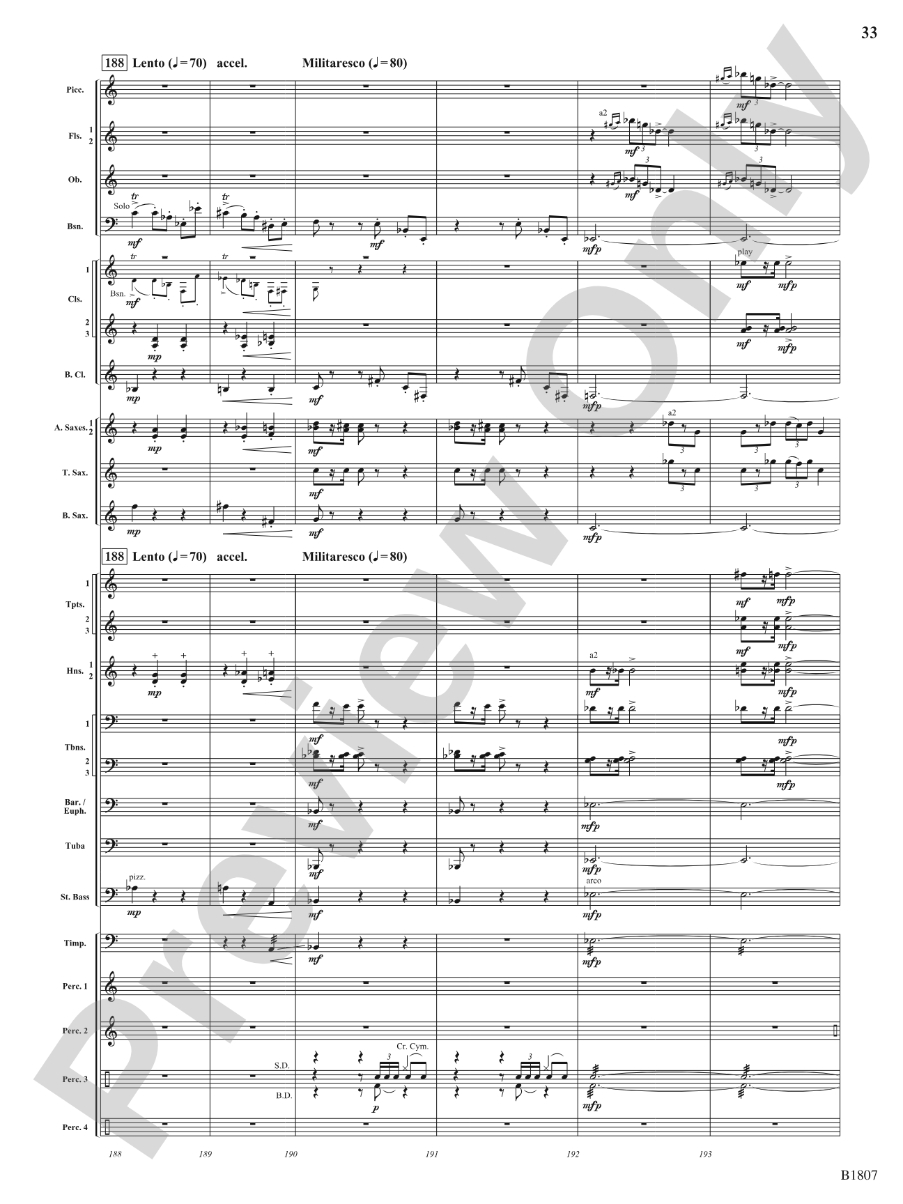 Il Mazzamurello (The Whimsical Italian Elf): Concert Band Conductor Score & Parts