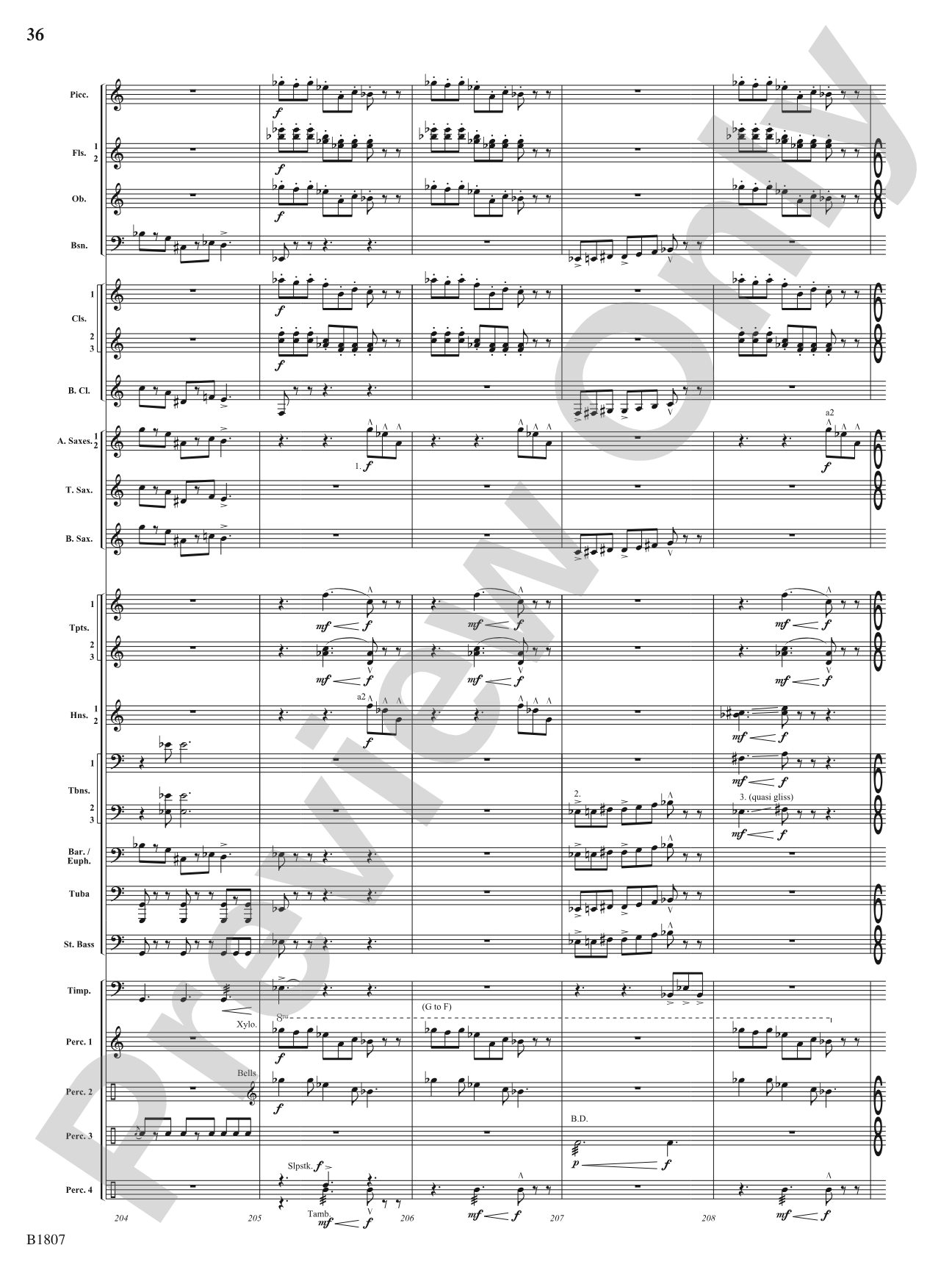 Il Mazzamurello (The Whimsical Italian Elf): Concert Band Conductor Score & Parts