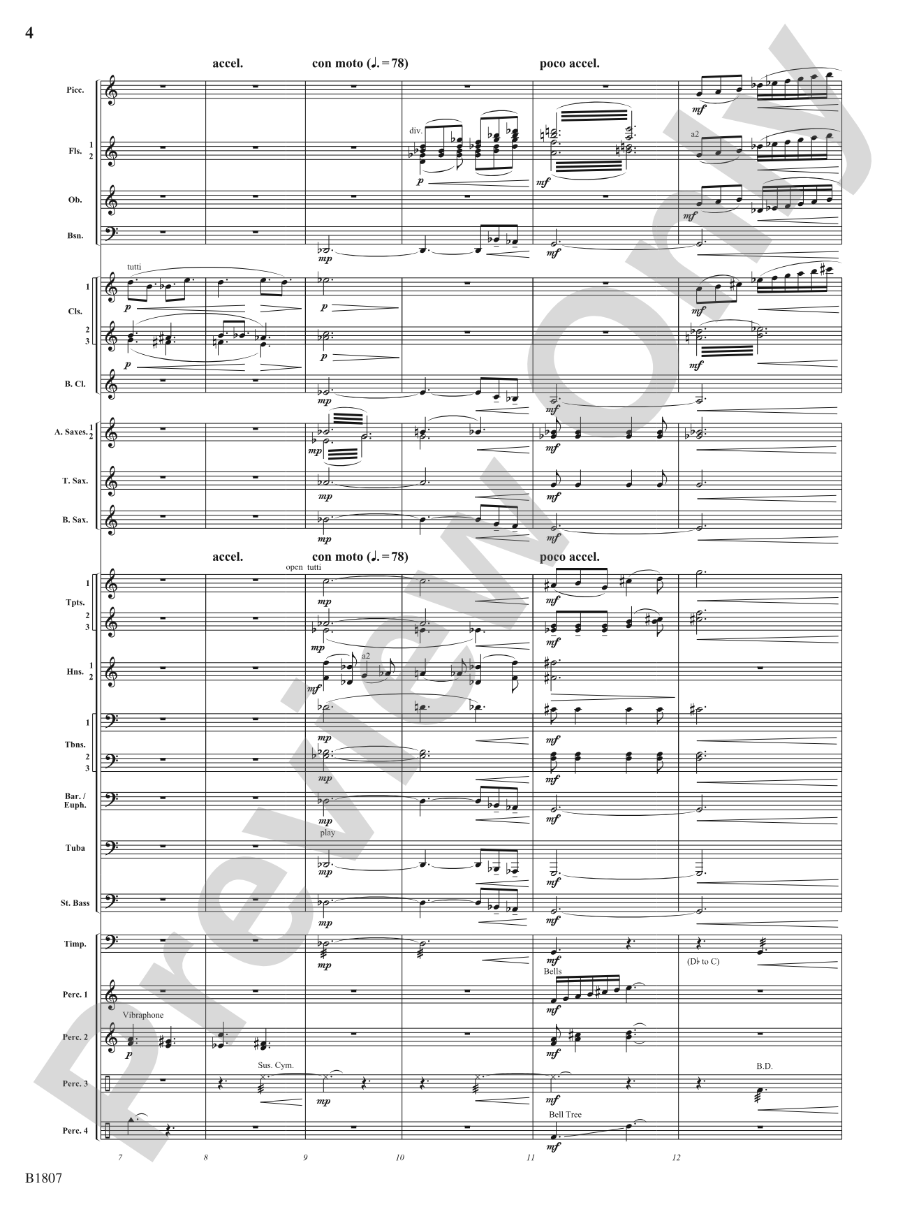 Il Mazzamurello (The Whimsical Italian Elf): Concert Band Conductor Score & Parts
