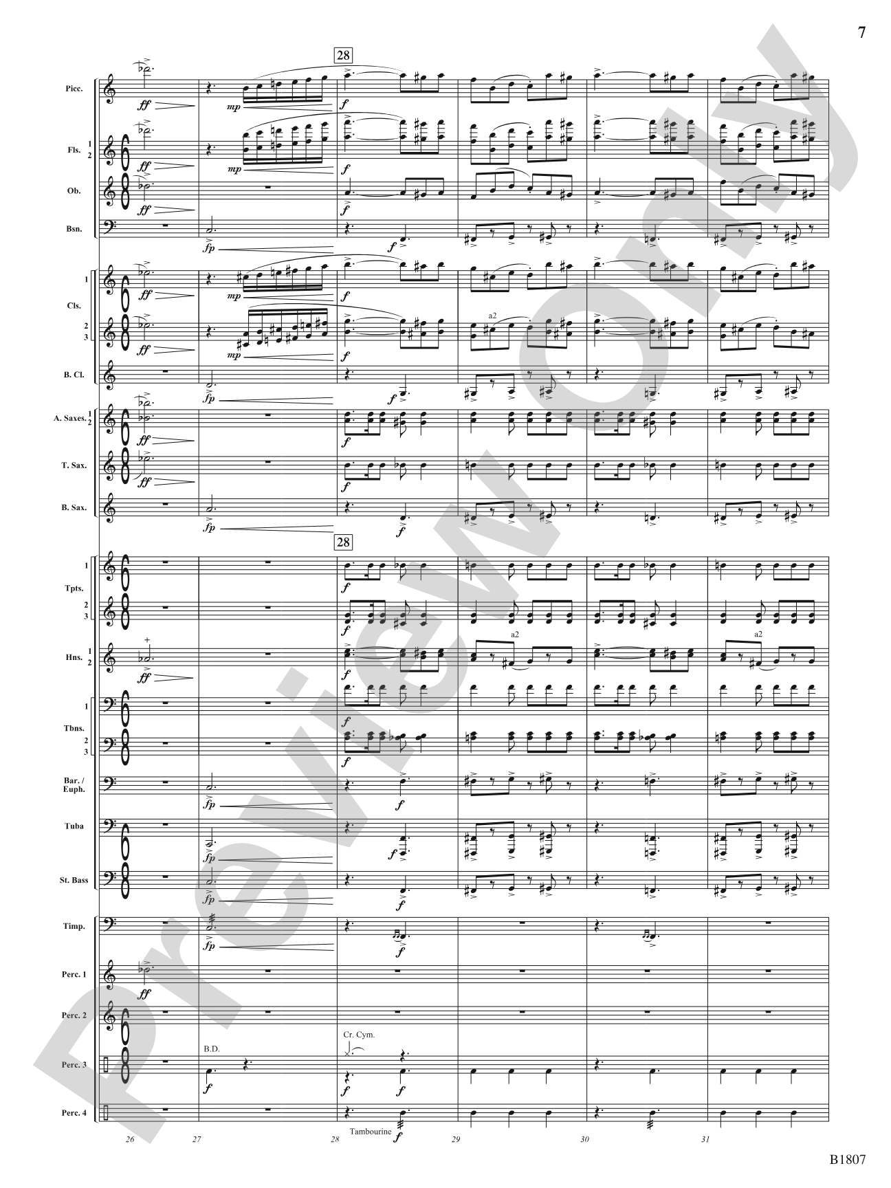 Il Mazzamurello (The Whimsical Italian Elf): Concert Band Conductor Score & Parts