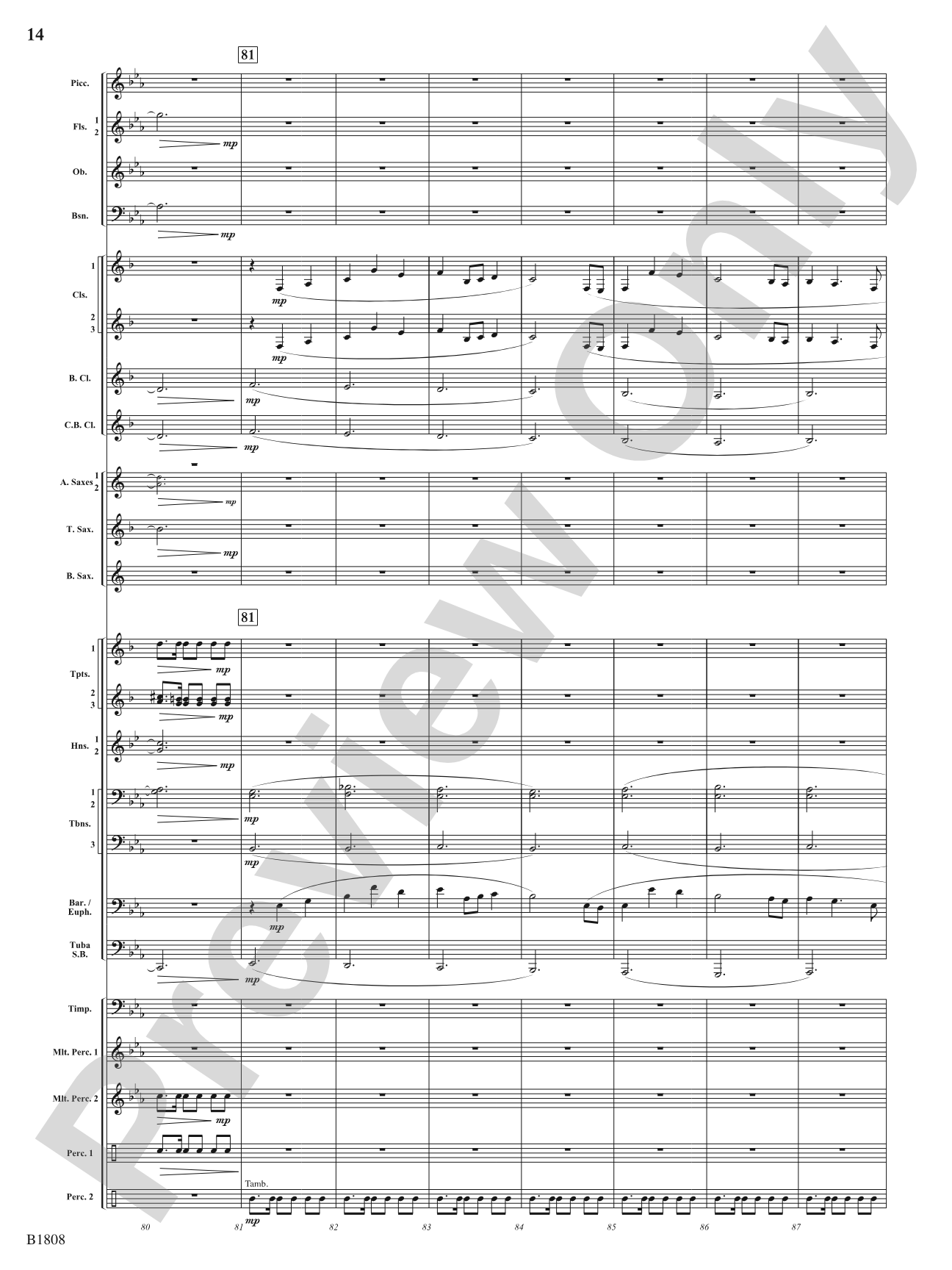 To Dance Among the Stars: Concert Band Conductor Score & Parts