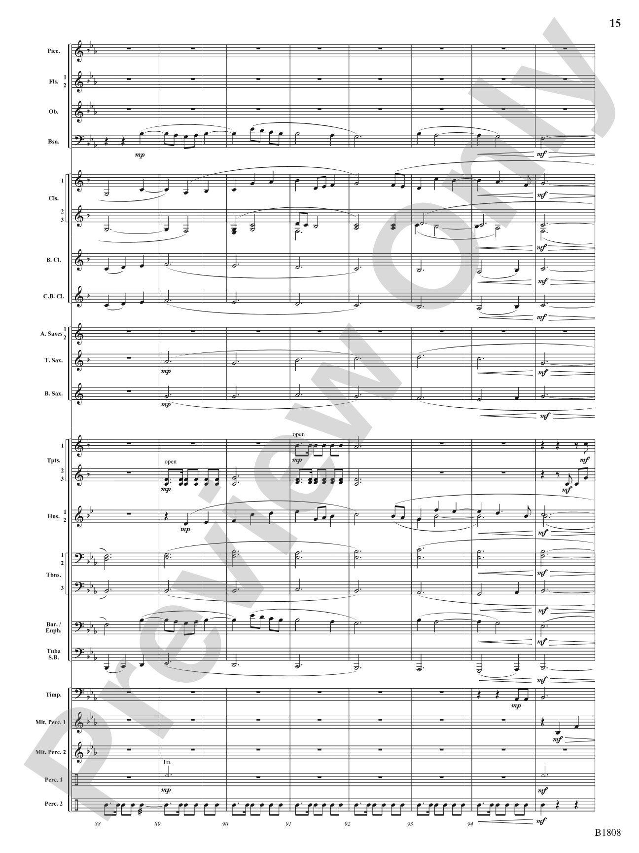 To Dance Among the Stars: Concert Band Conductor Score & Parts