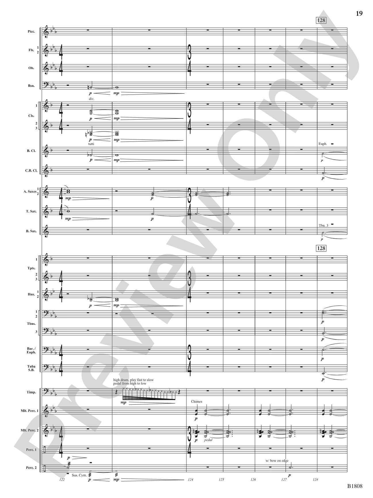To Dance Among the Stars: Concert Band Conductor Score & Parts