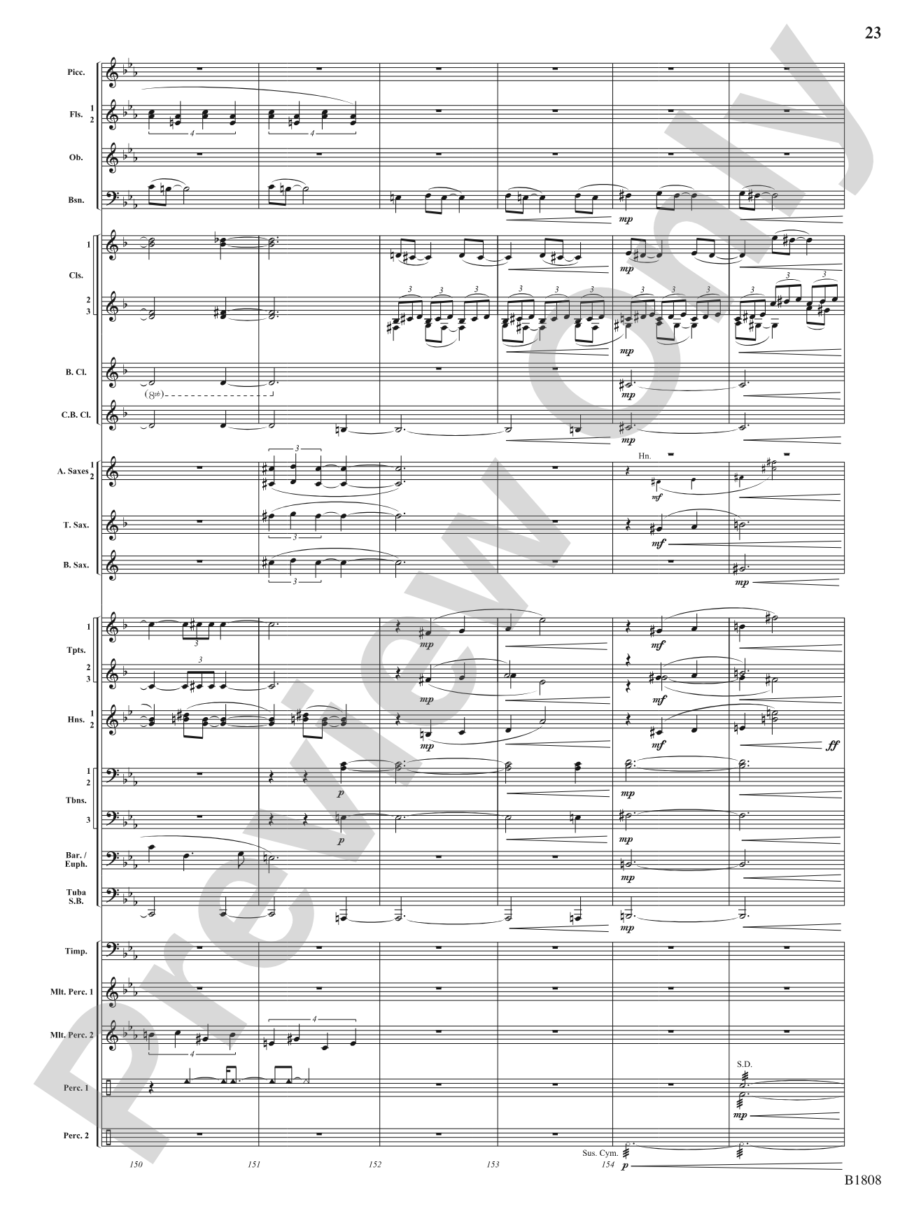 To Dance Among the Stars: Concert Band Conductor Score & Parts