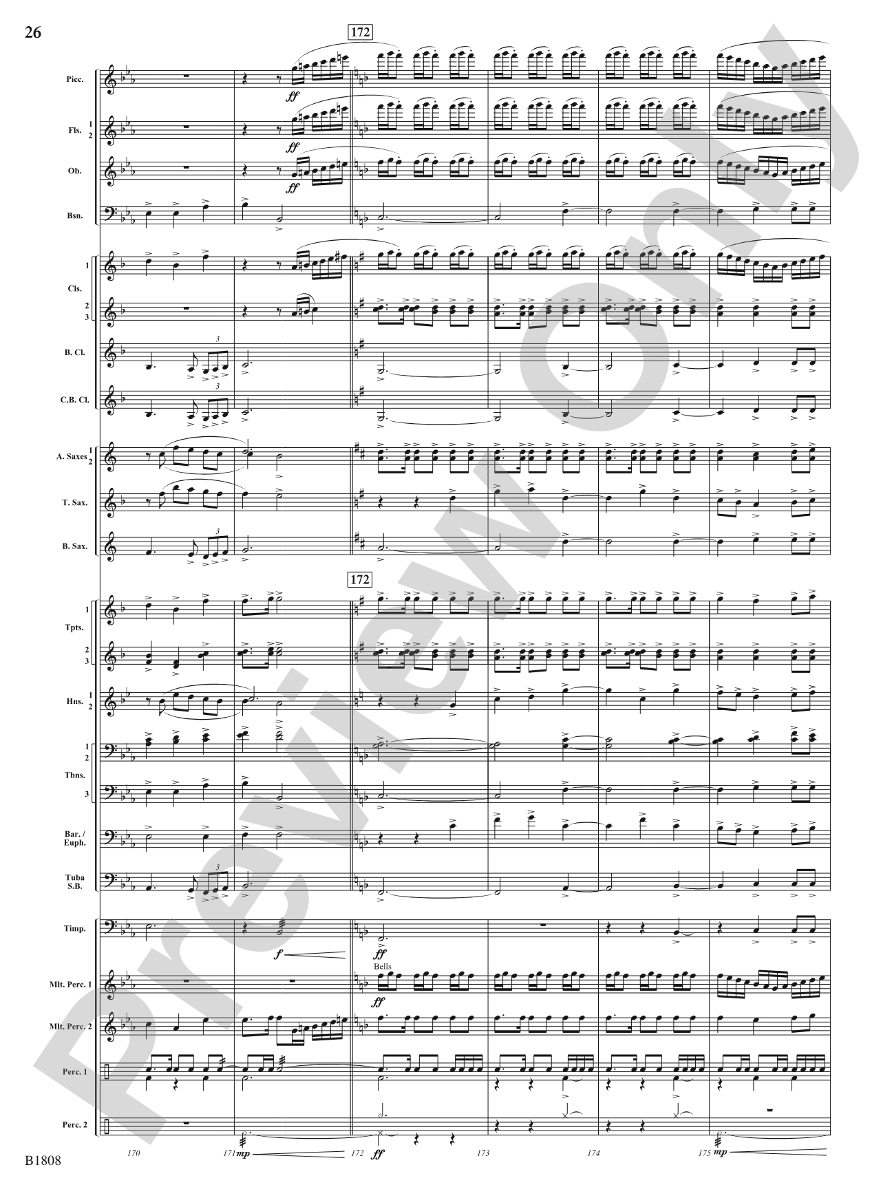 To Dance Among the Stars: Concert Band Conductor Score & Parts