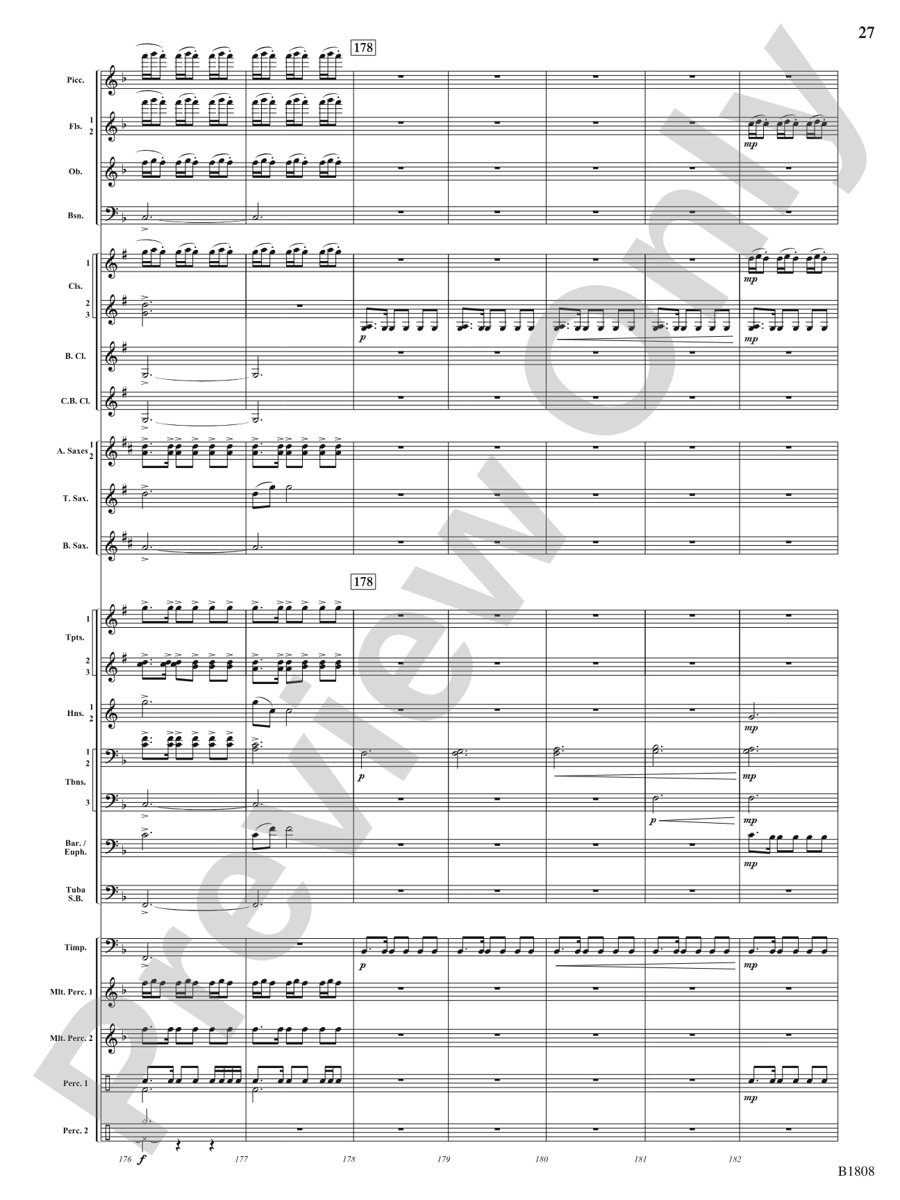 To Dance Among the Stars: Concert Band Conductor Score & Parts