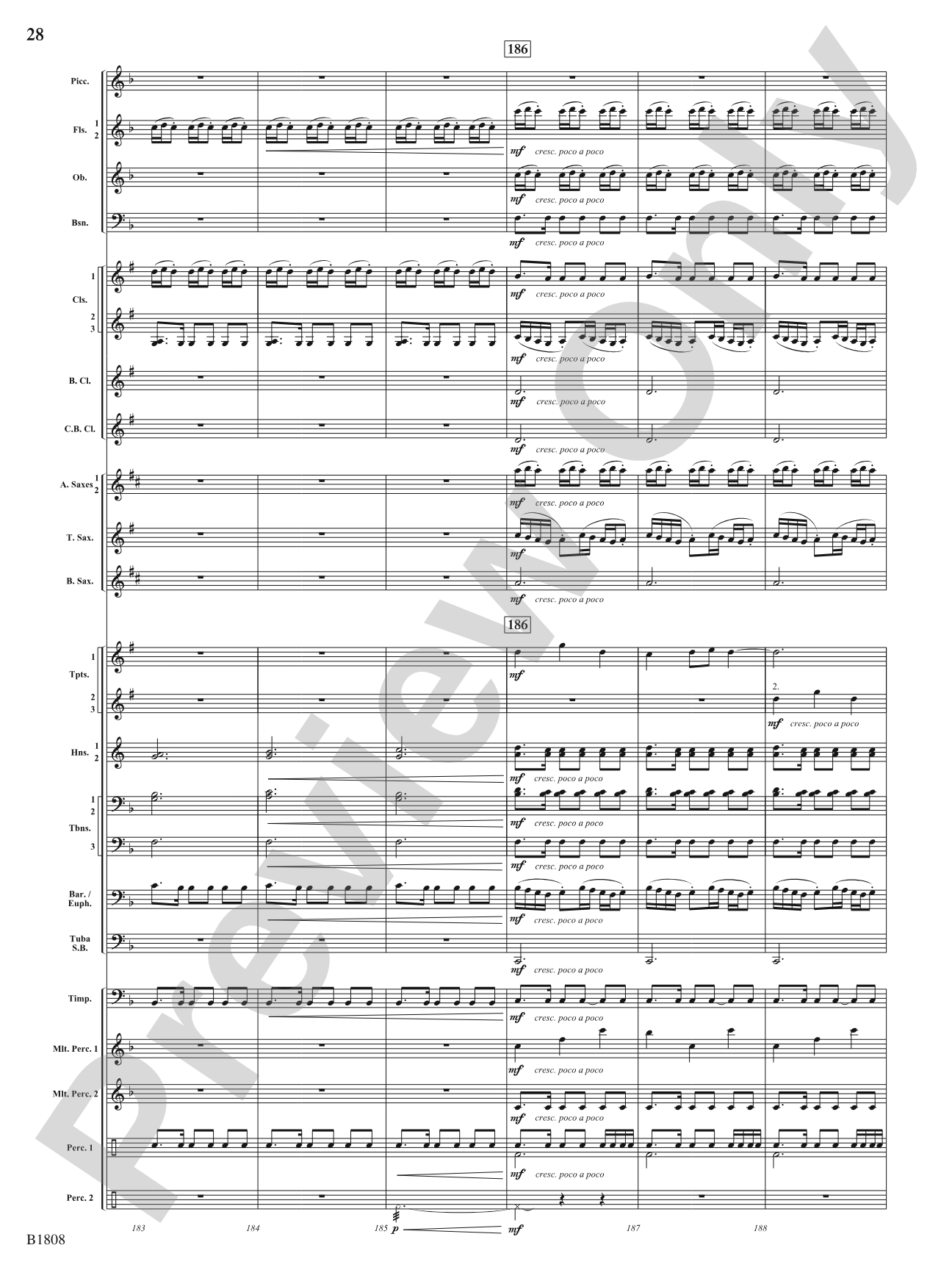 To Dance Among the Stars: Concert Band Conductor Score & Parts