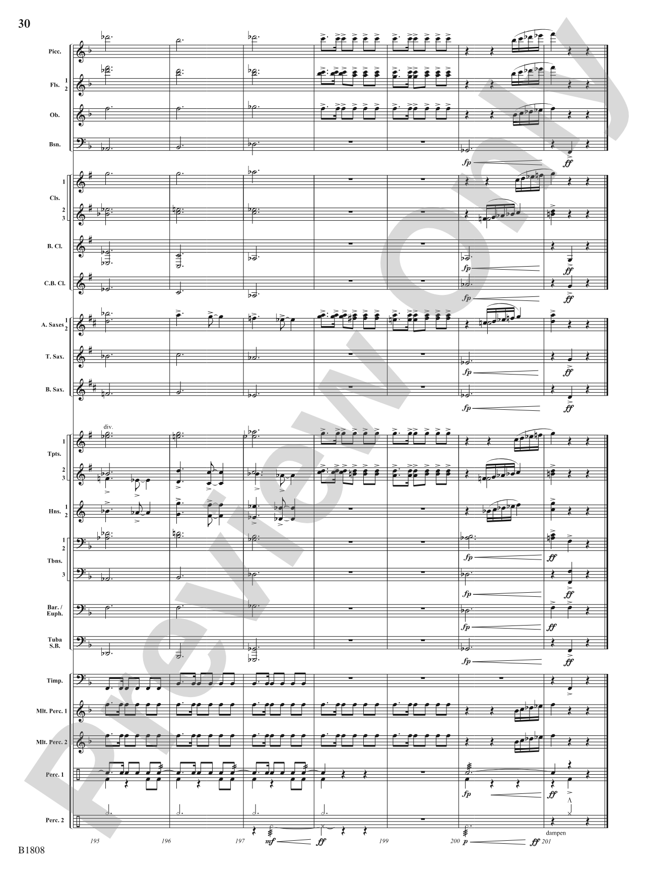 To Dance Among the Stars: Concert Band Conductor Score & Parts
