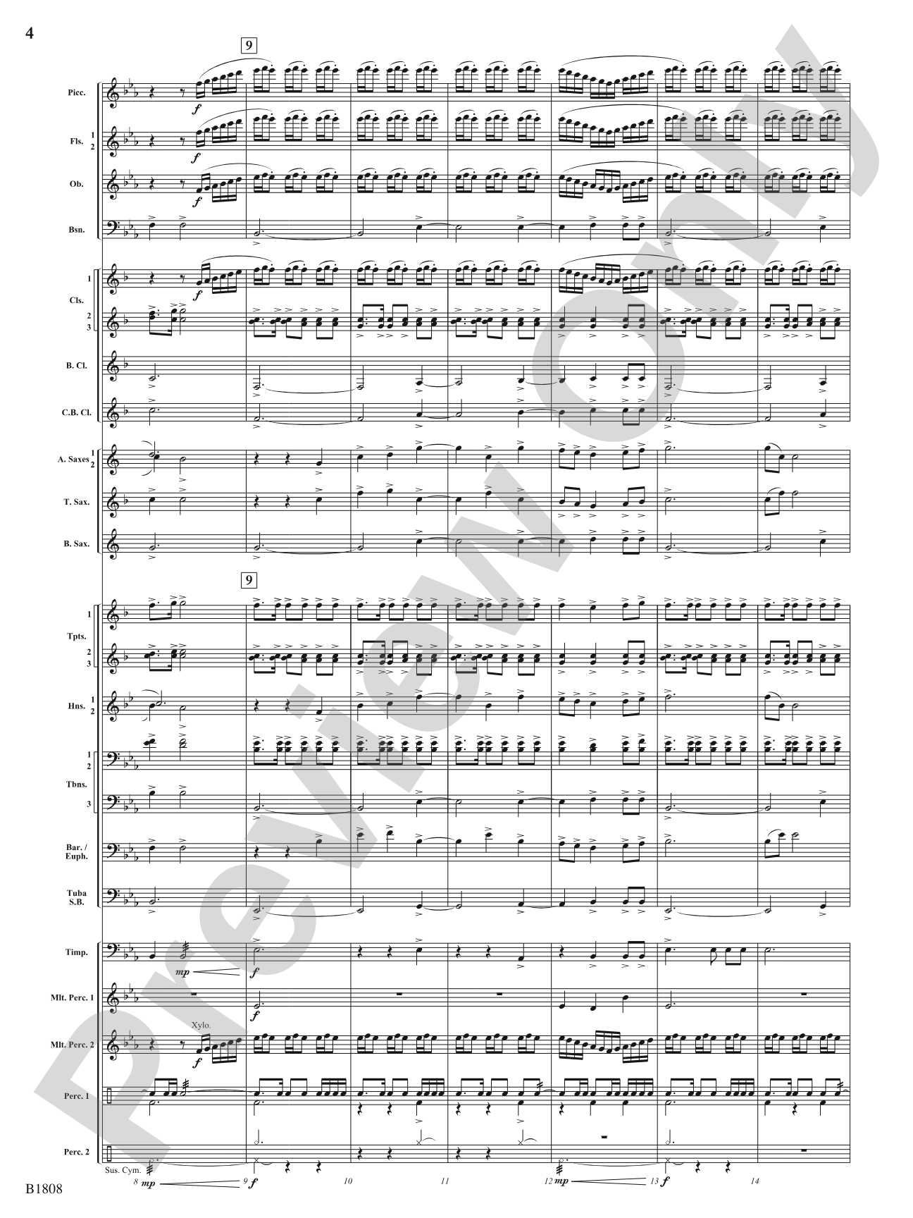 To Dance Among the Stars: Concert Band Conductor Score & Parts