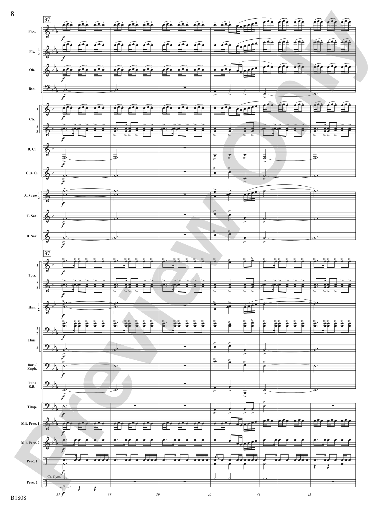 To Dance Among the Stars: Concert Band Conductor Score & Parts