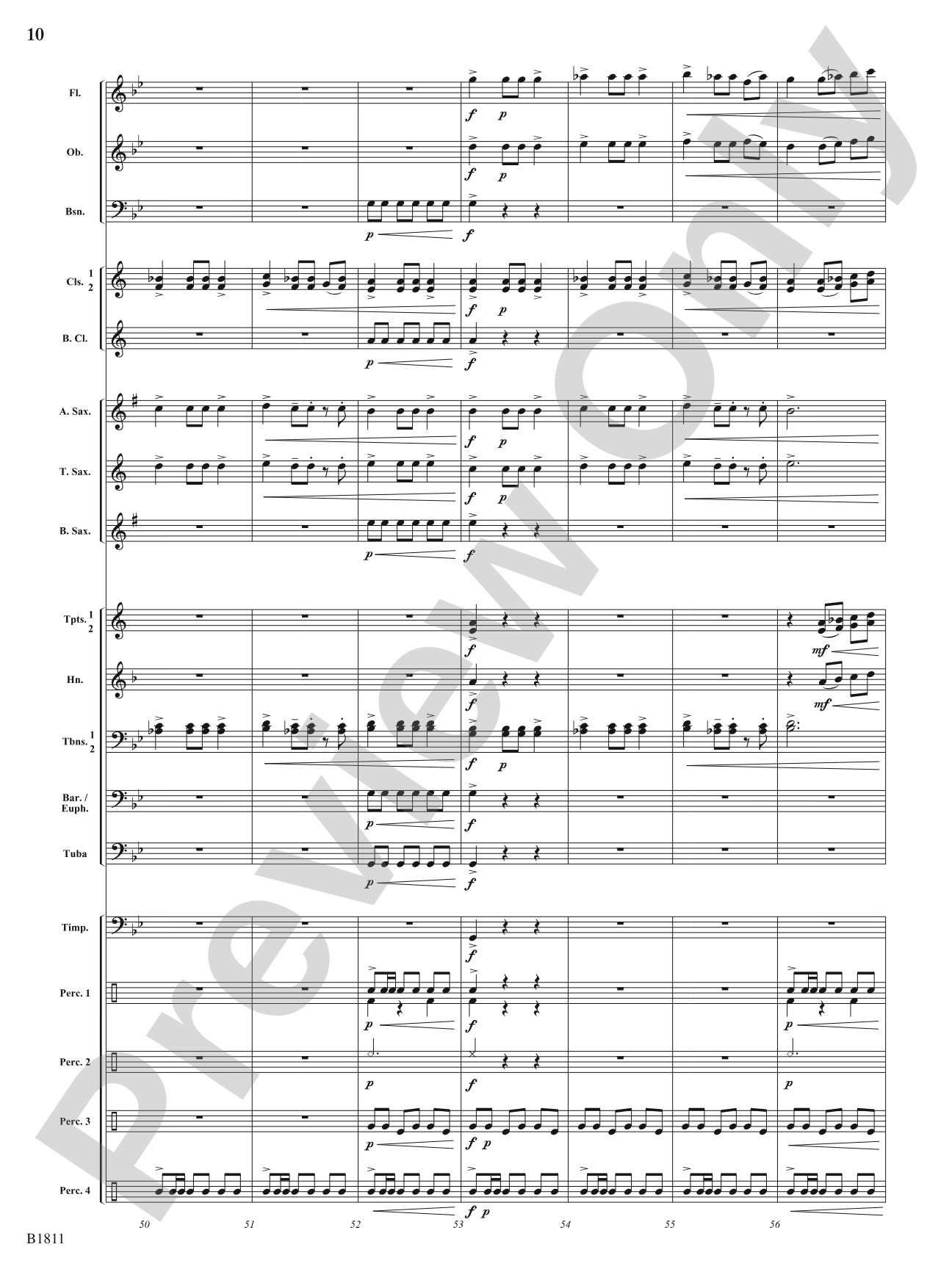 Danza del Toro: Concert Band Conductor Score & Parts