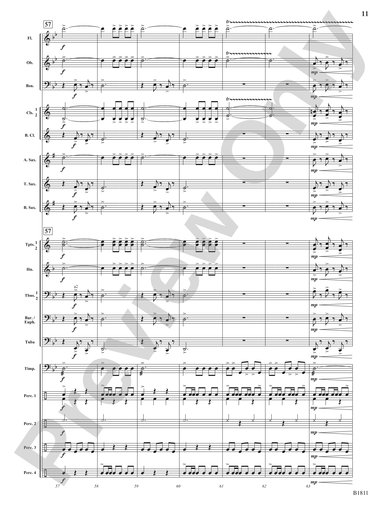 Danza del Toro: Concert Band Conductor Score & Parts