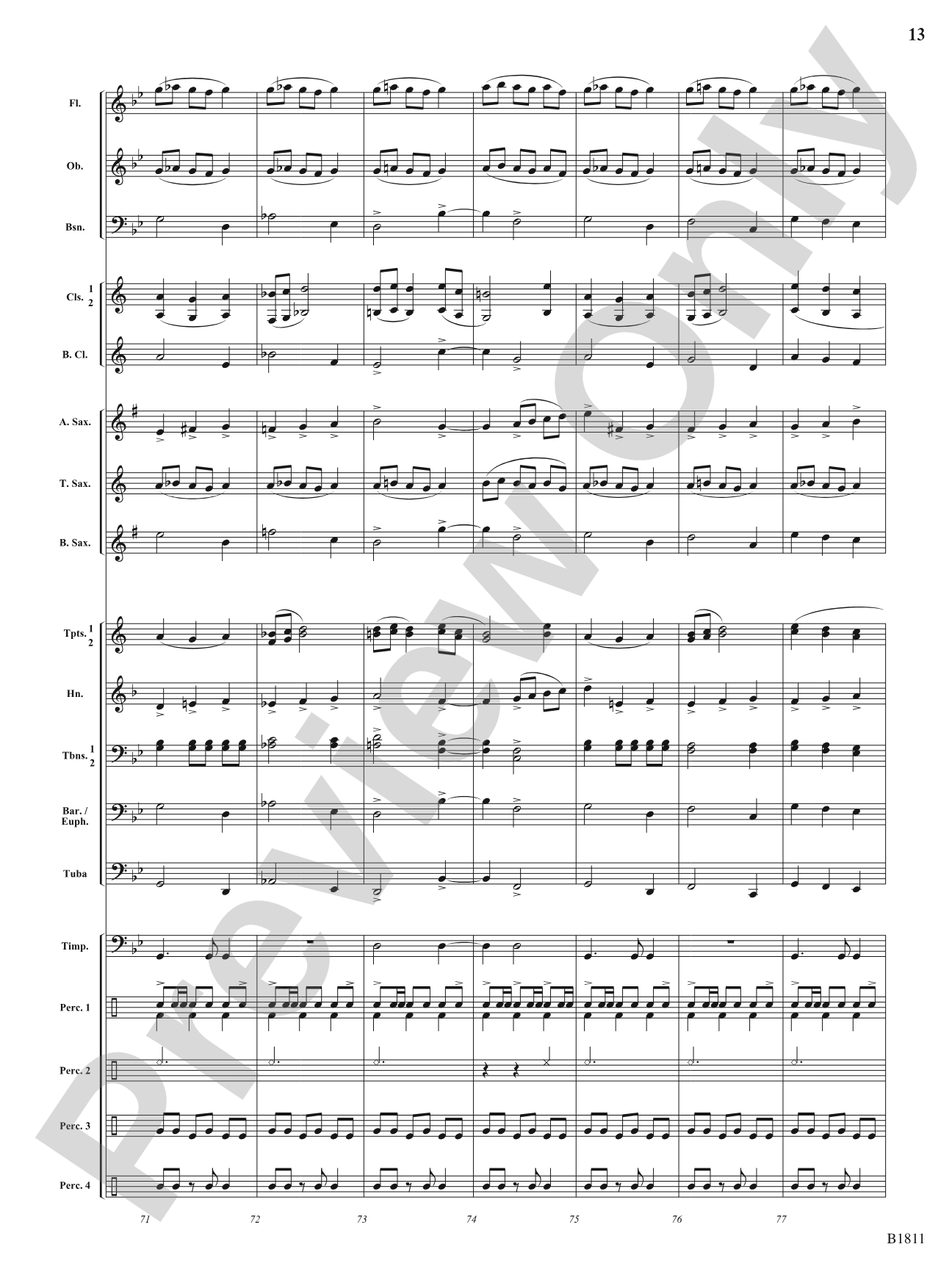 Danza del Toro: Concert Band Conductor Score & Parts