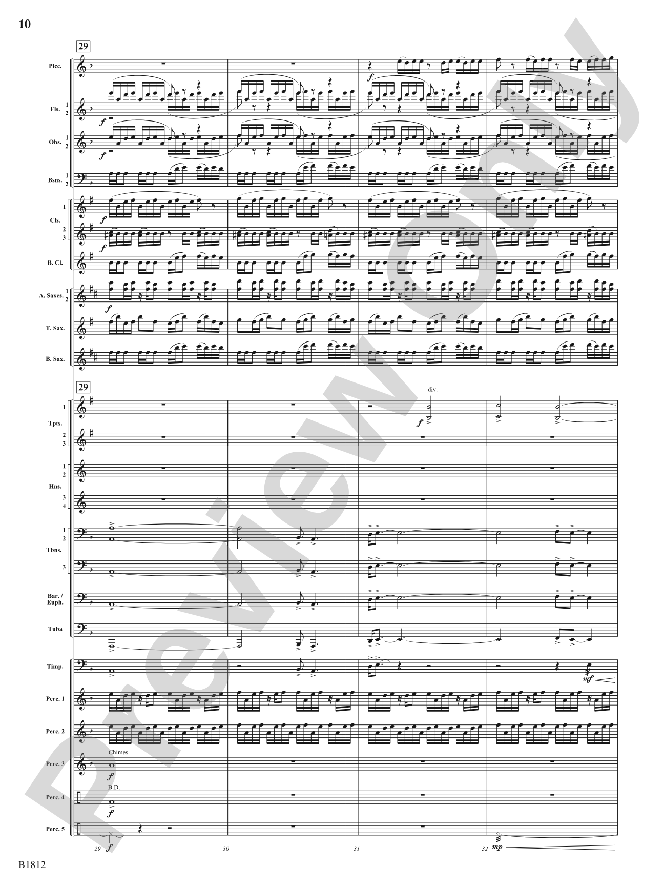 Pixelated World: Concert Band Conductor Score & Parts