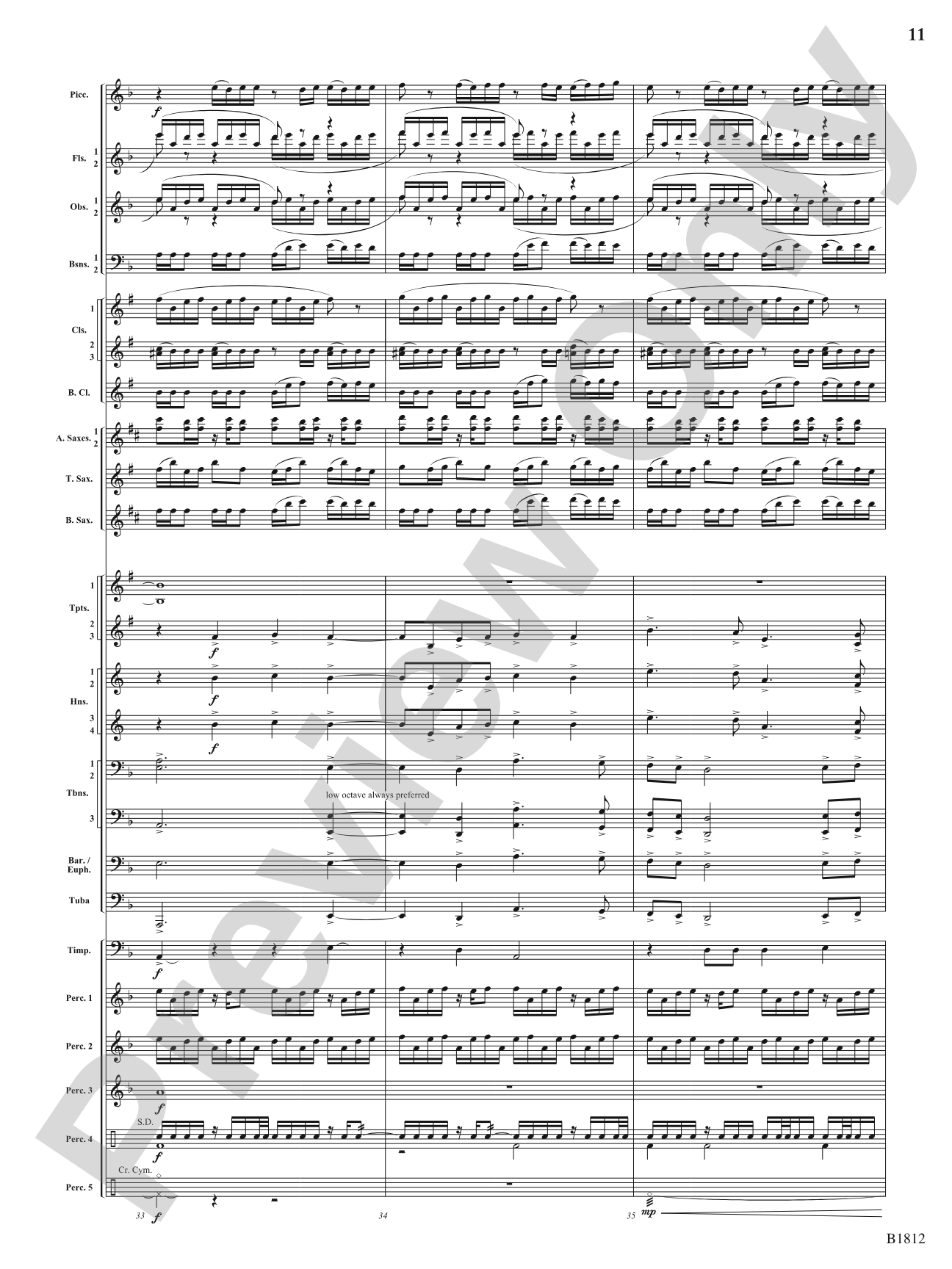 Pixelated World: Concert Band Conductor Score & Parts
