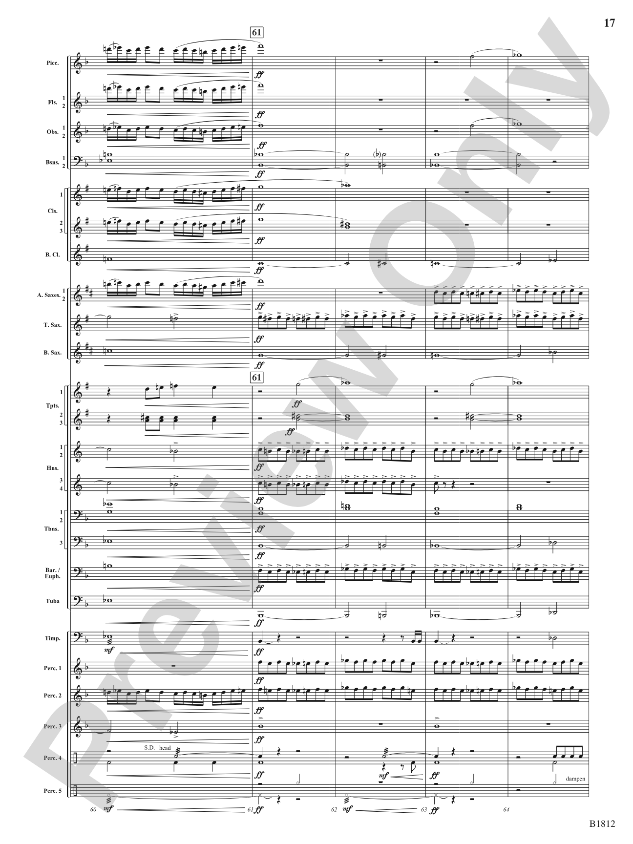 Pixelated World: Concert Band Conductor Score & Parts