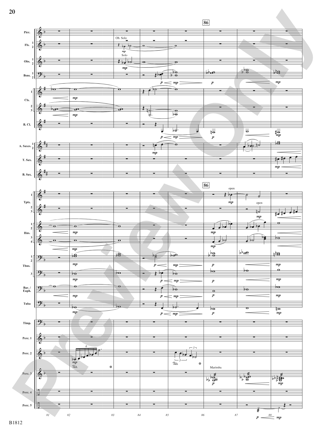 Pixelated World: Concert Band Conductor Score & Parts