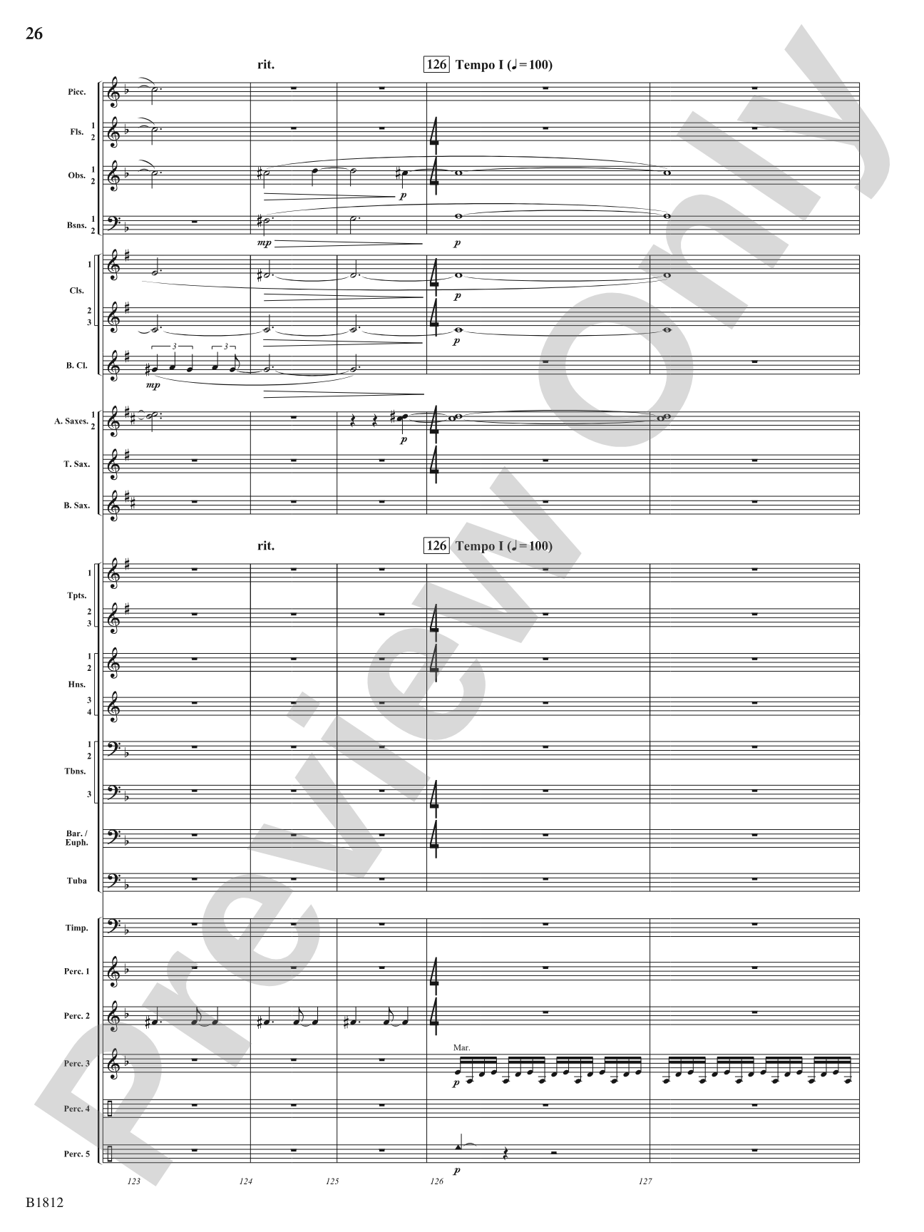Pixelated World: Concert Band Conductor Score & Parts