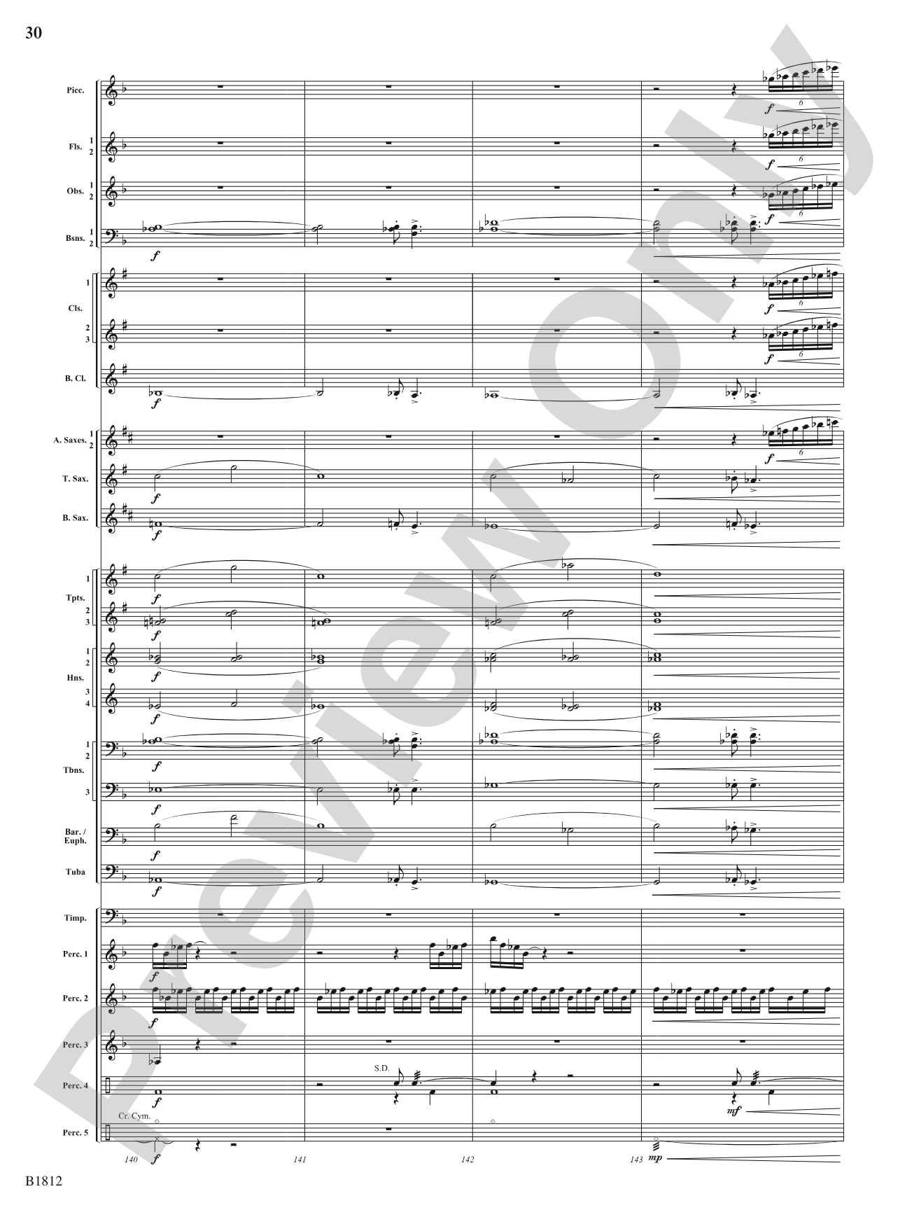 Pixelated World: Concert Band Conductor Score & Parts