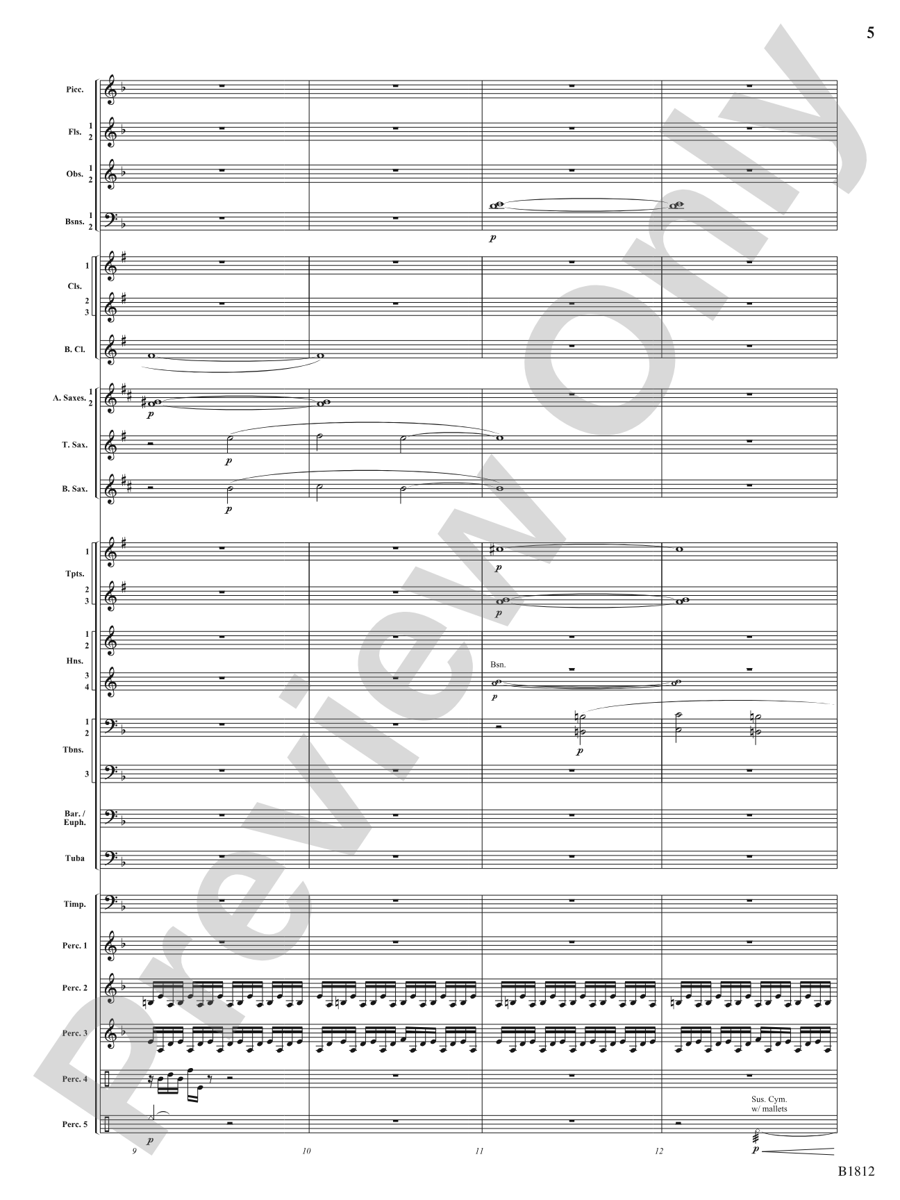Pixelated World: Concert Band Conductor Score & Parts