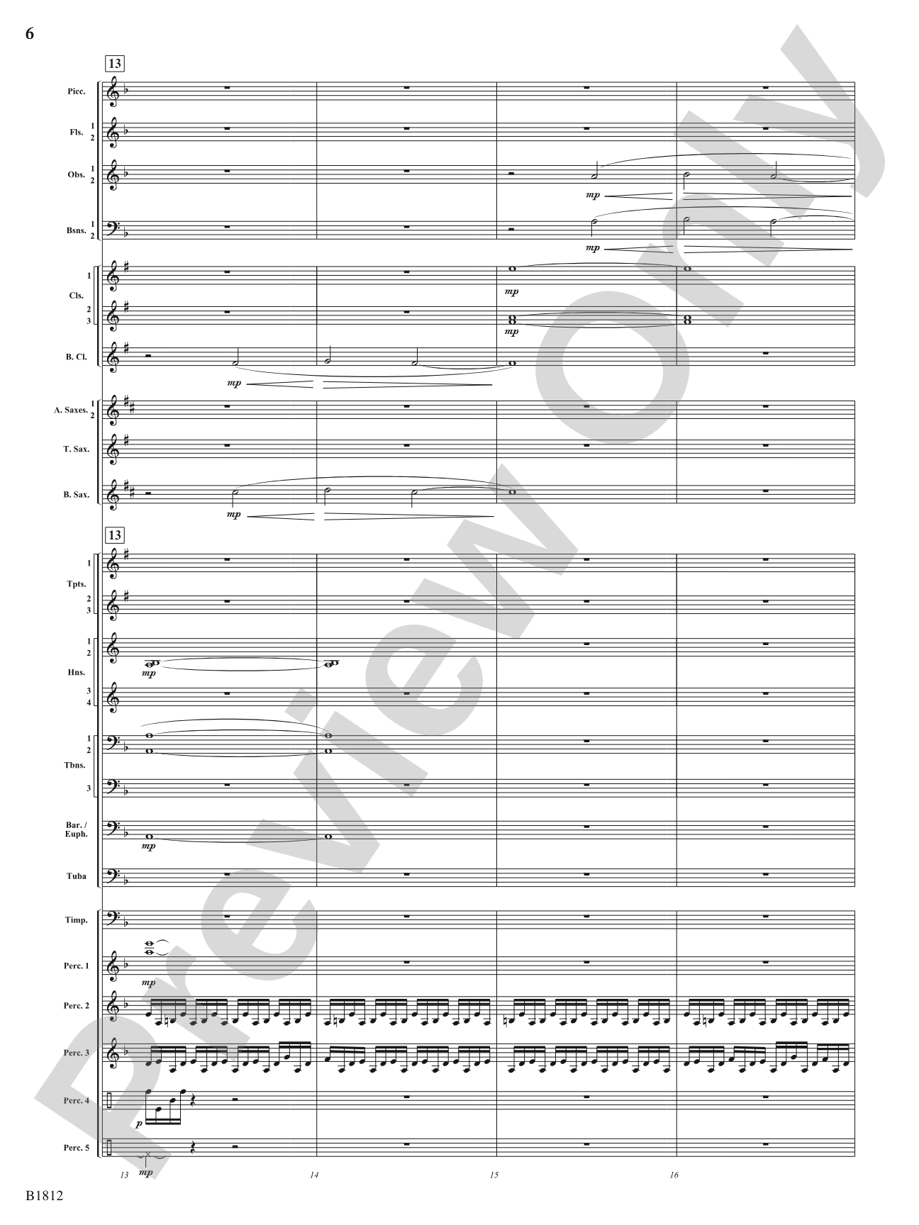 Pixelated World: Concert Band Conductor Score & Parts