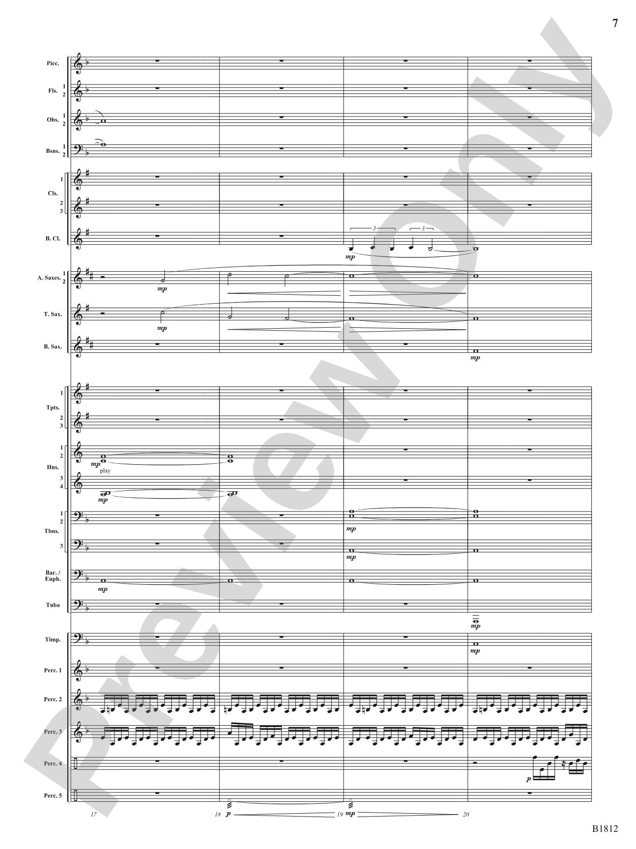 Pixelated World: Concert Band Conductor Score & Parts