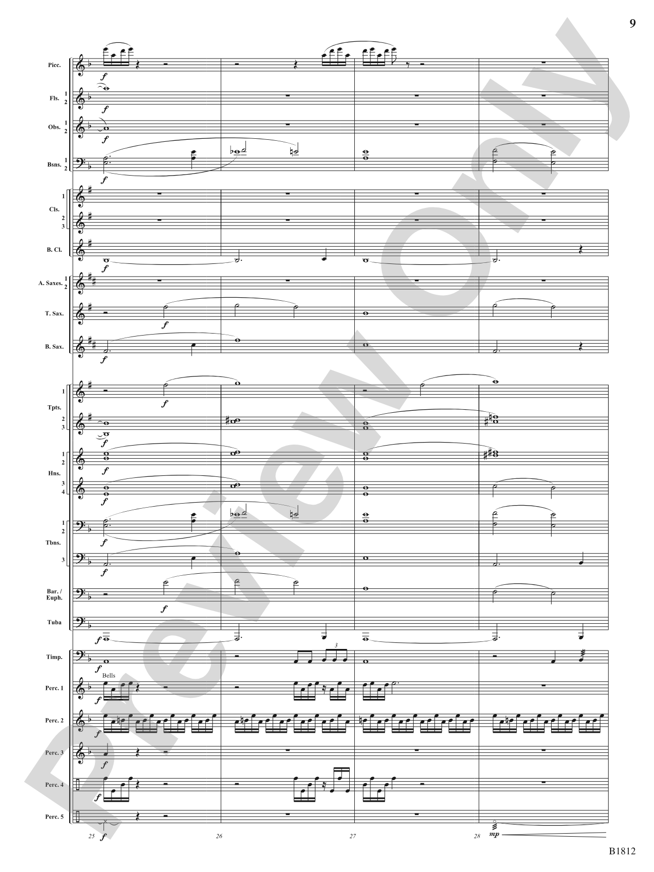 Pixelated World: Concert Band Conductor Score & Parts