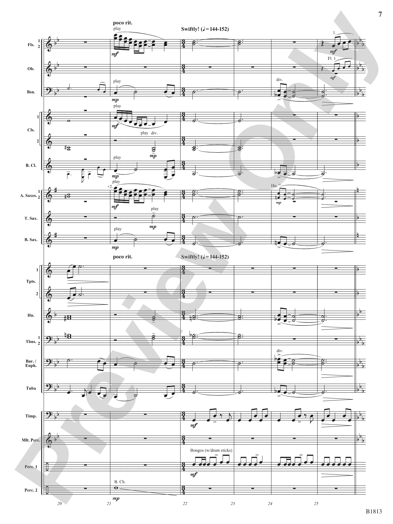 Multnomah (Legend of the Falls): Concert Band Conductor Score & Parts