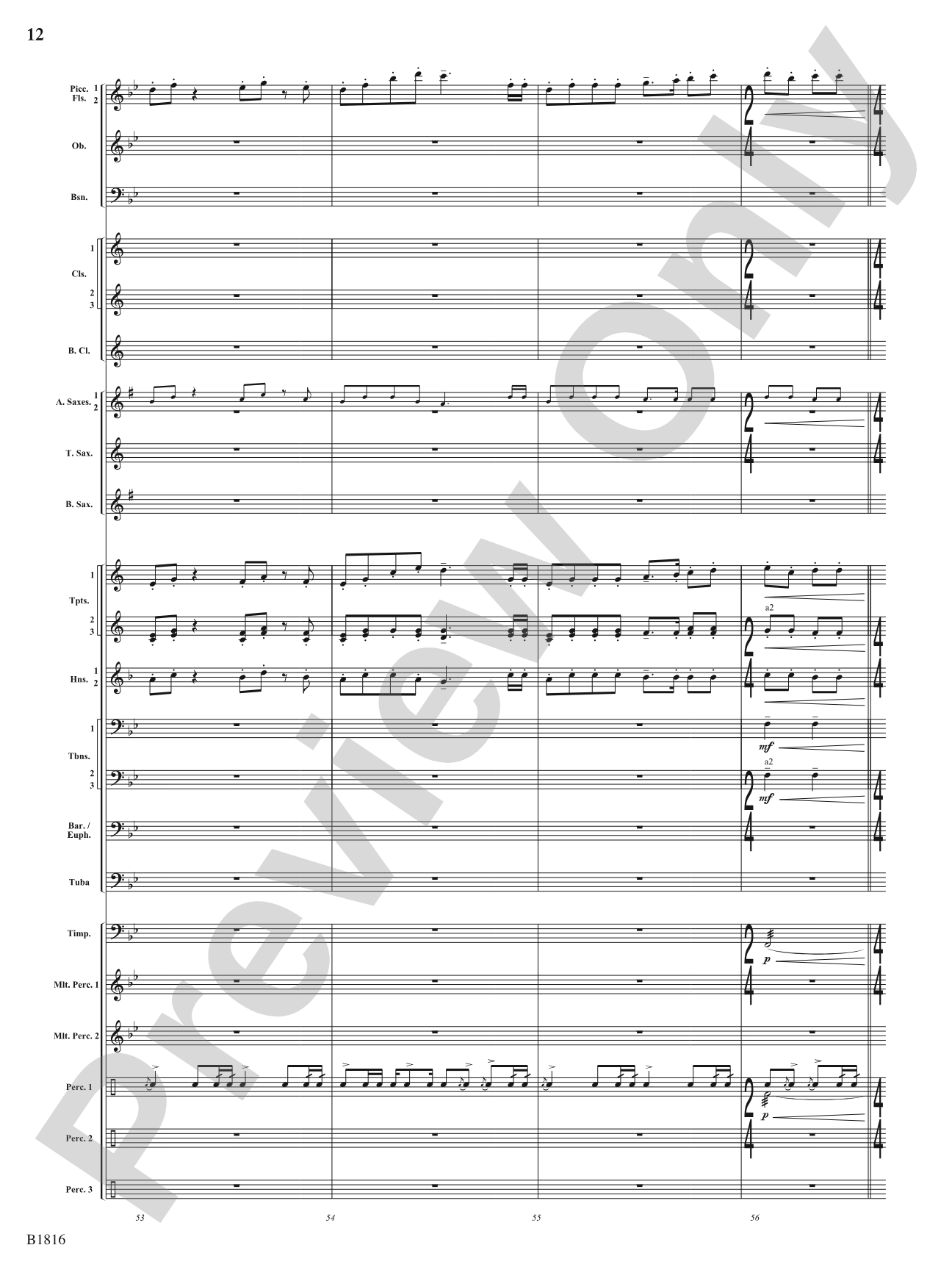 Sultana: 1865: Concert Band Conductor Score & Parts