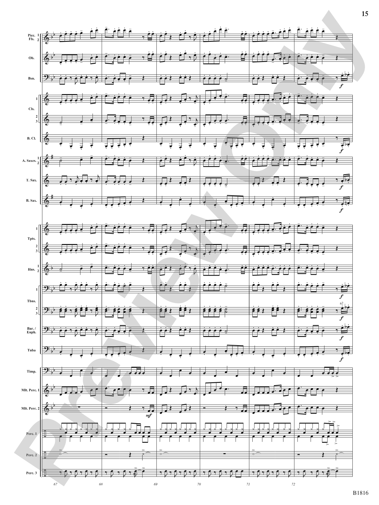 Sultana: 1865: Concert Band Conductor Score & Parts
