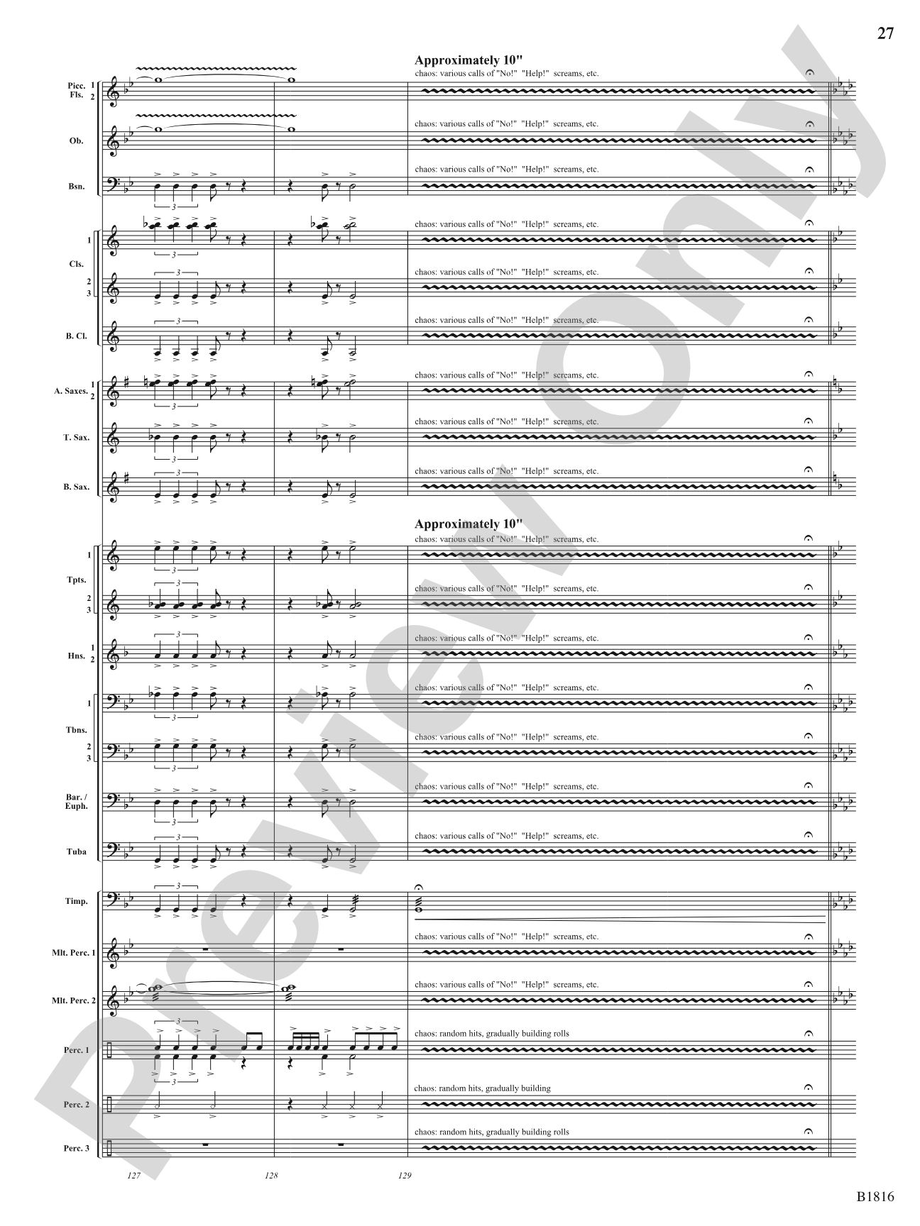 Sultana: 1865: Concert Band Conductor Score & Parts