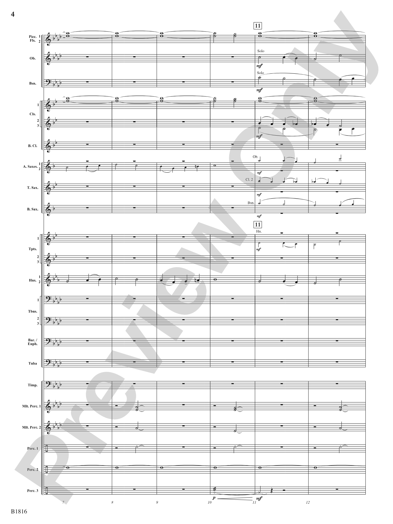 Sultana: 1865: Concert Band Conductor Score & Parts