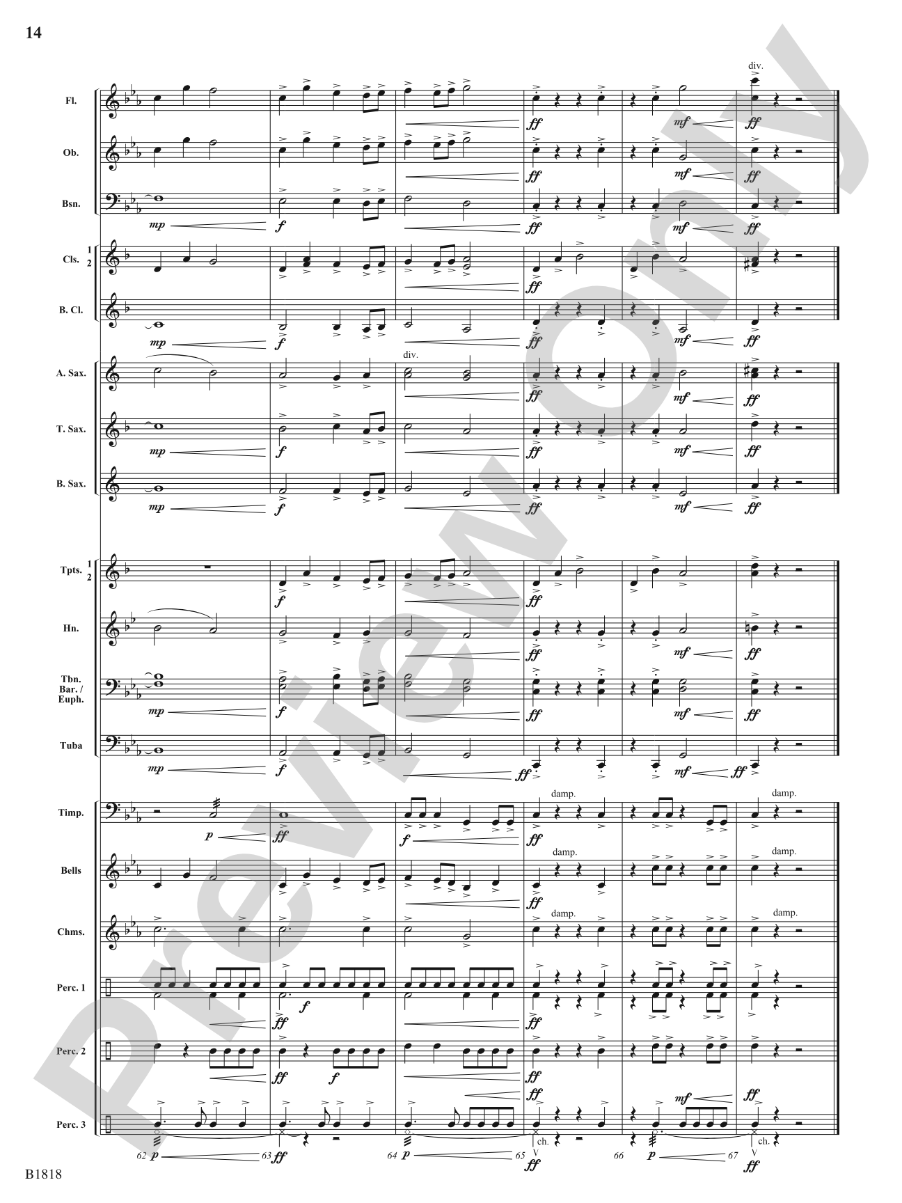 Champions Rising: Concert Band Conductor Score & Parts