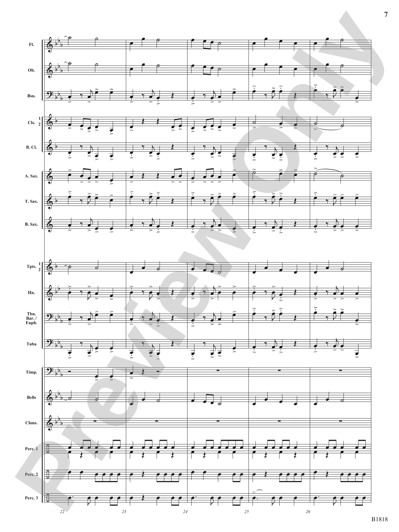 Champions Rising: Concert Band Conductor Score & Parts