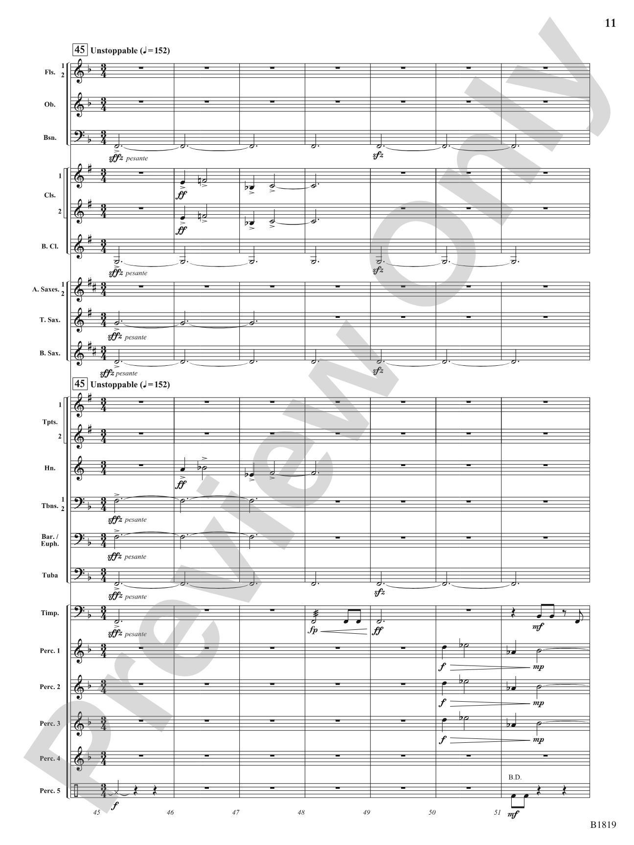 Wellspring: Concert Band Conductor Score & Parts