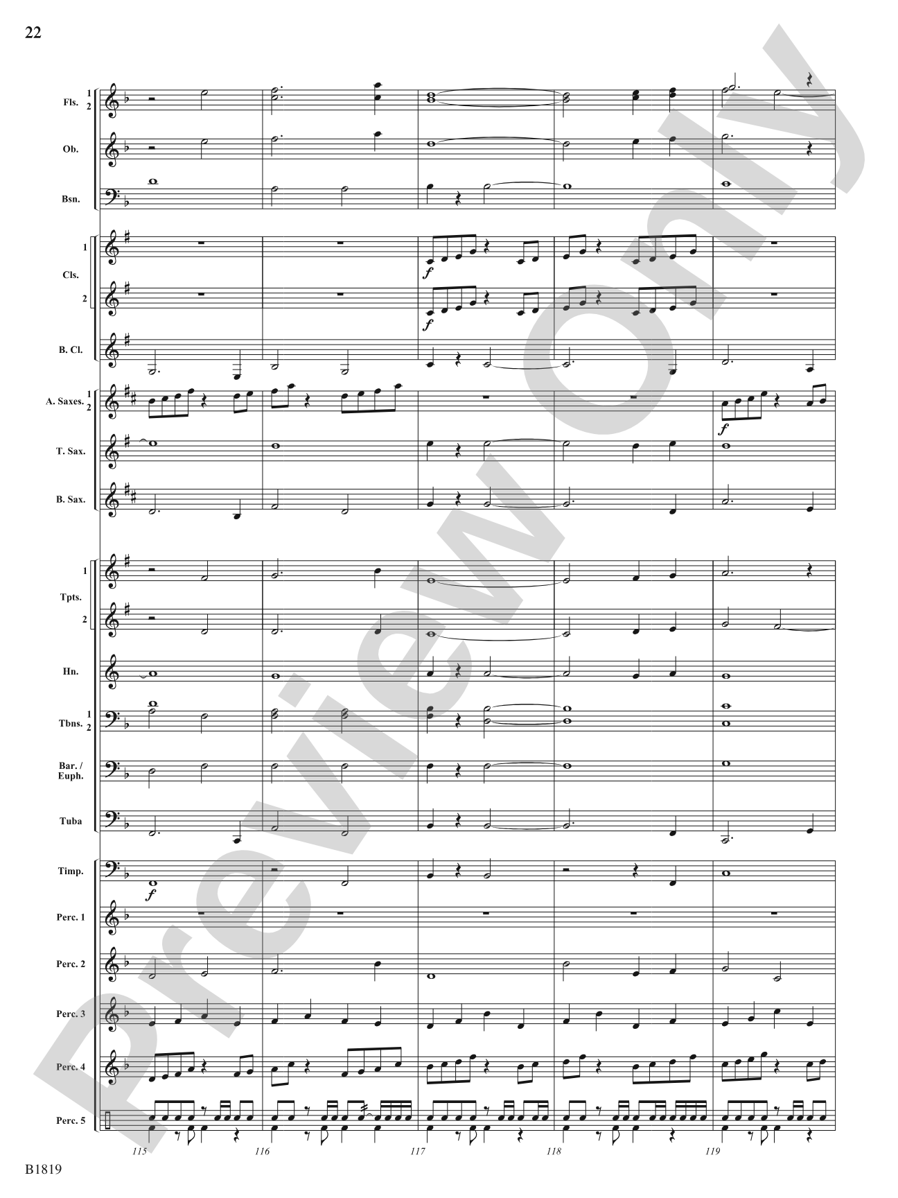 Wellspring: Concert Band Conductor Score & Parts