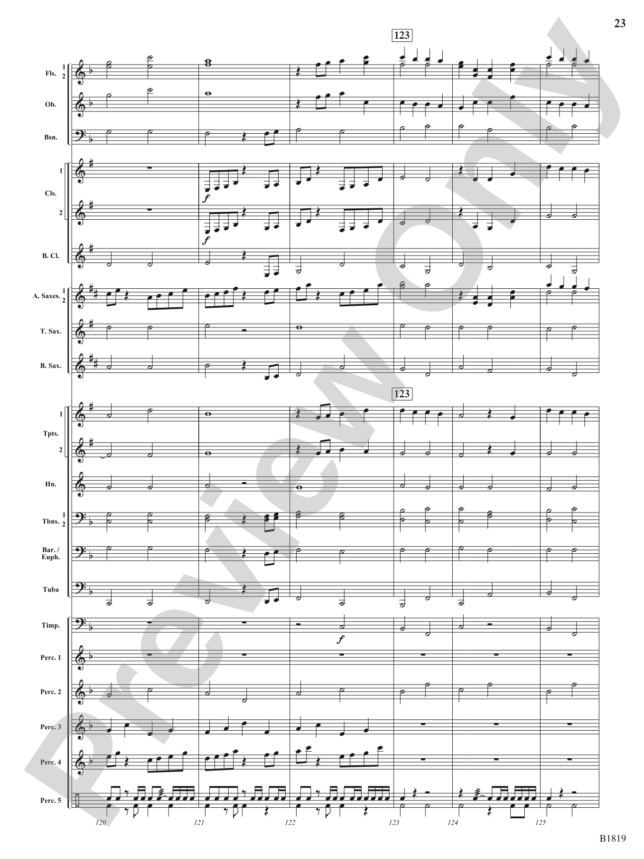 Wellspring: Concert Band Conductor Score & Parts