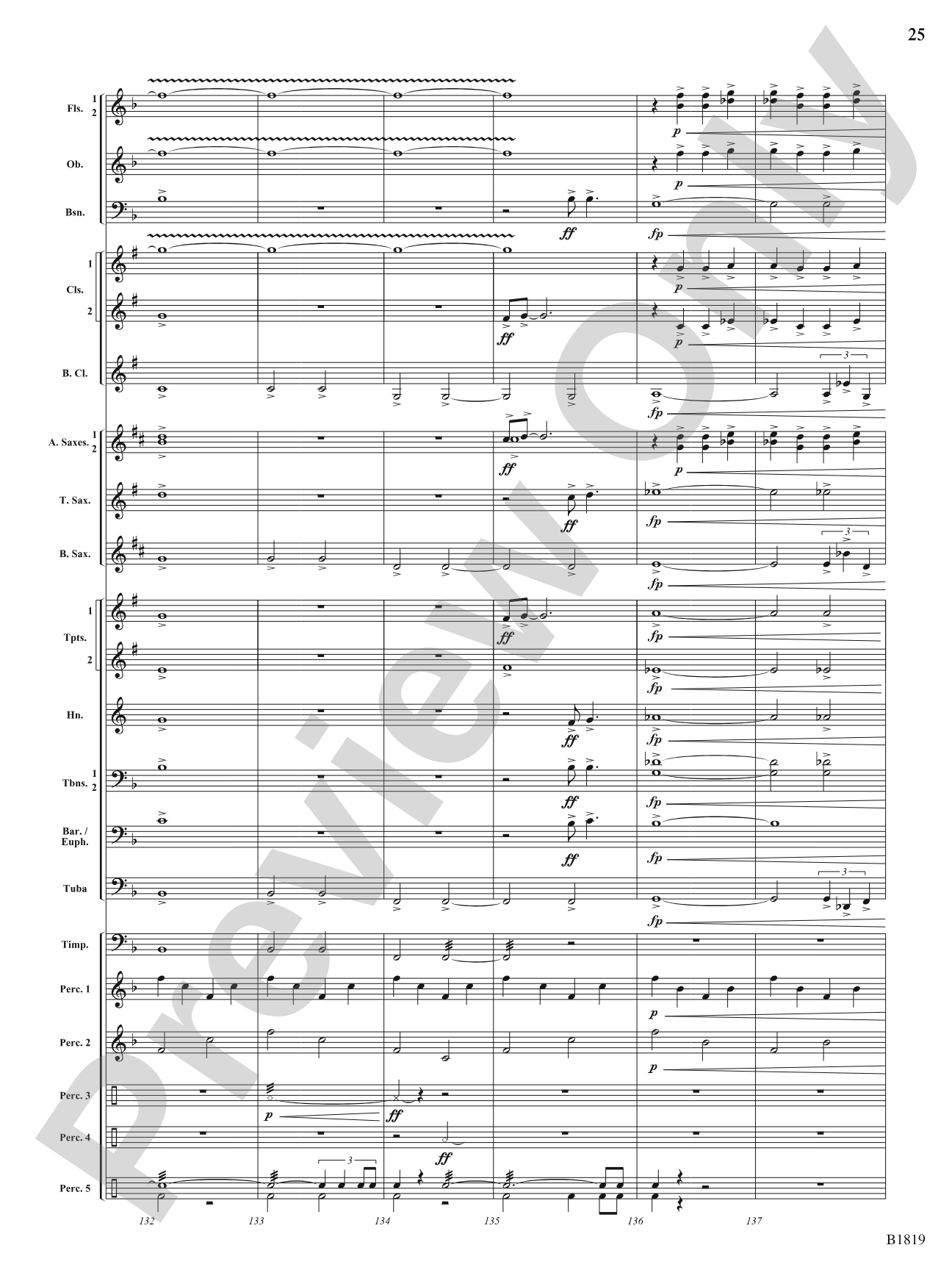 Wellspring: Concert Band Conductor Score & Parts