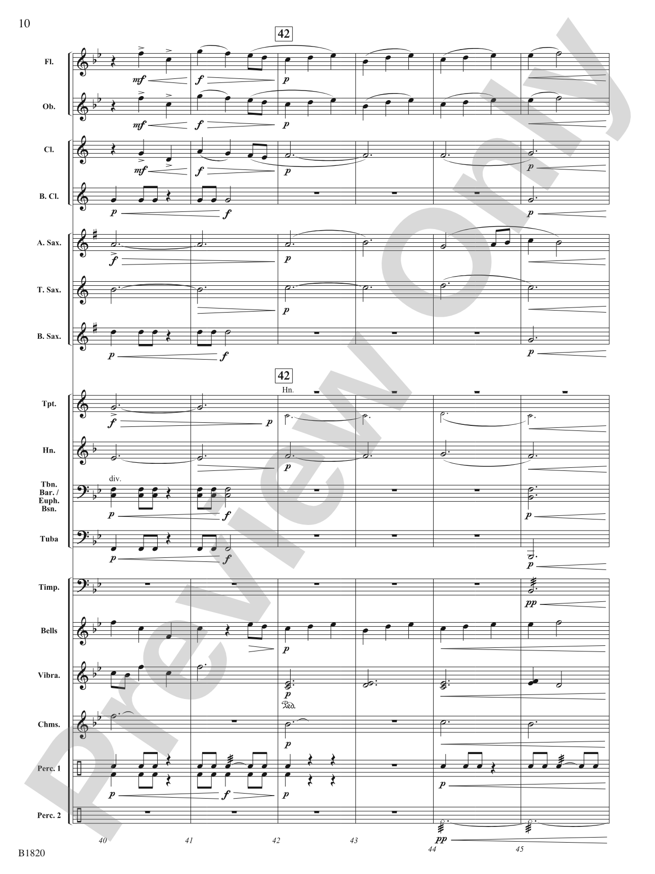 Leap of Faith (Fanfare): Concert Band Conductor Score & Parts