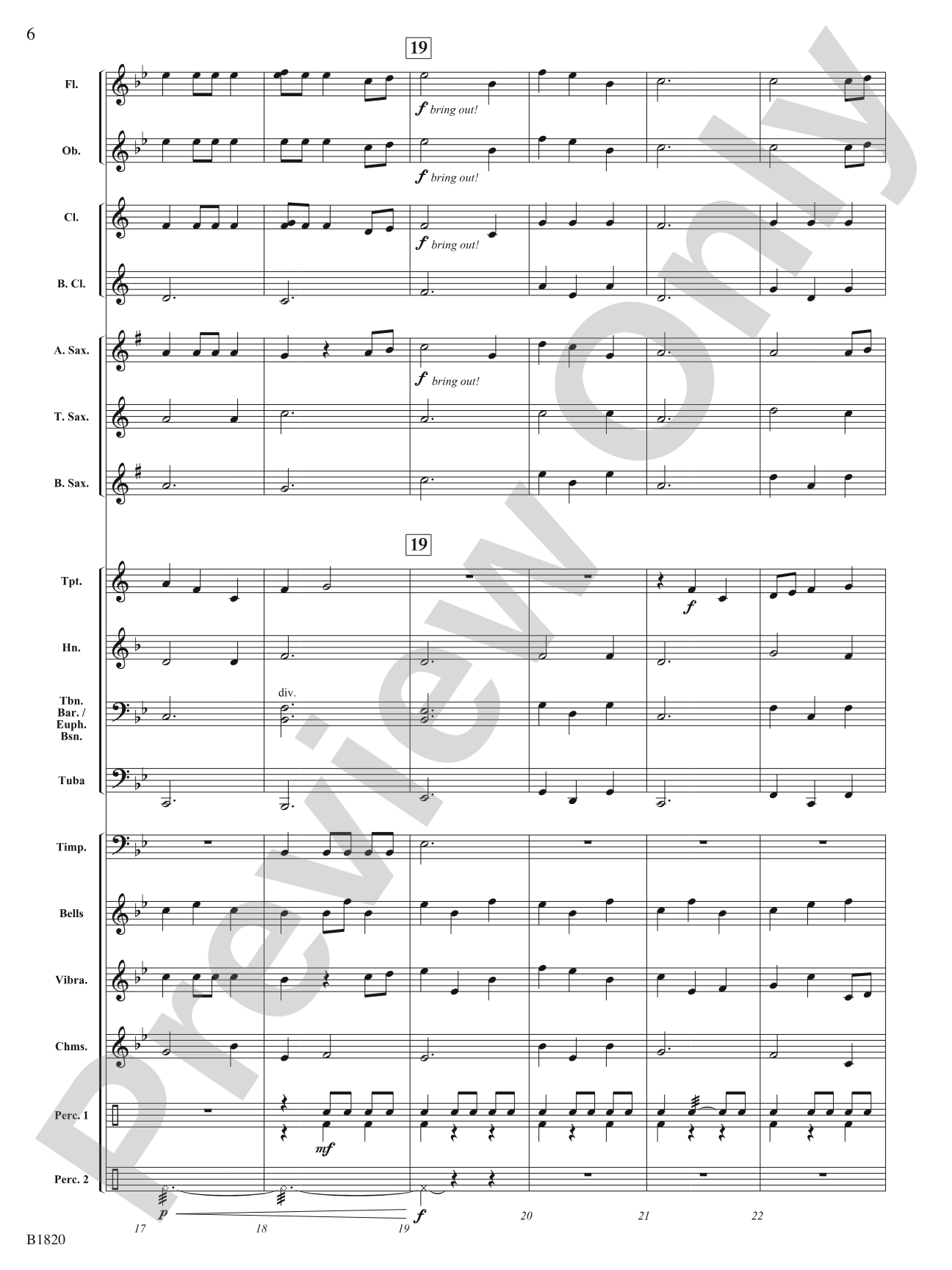 Leap of Faith (Fanfare): Concert Band Conductor Score & Parts
