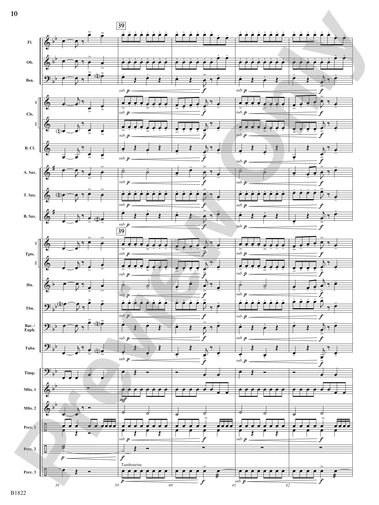 Dancing Lights: Concert Band Conductor Score & Parts