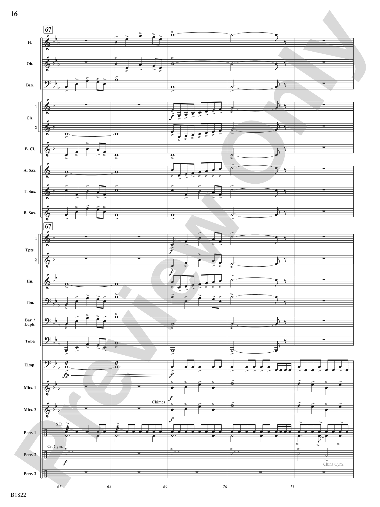 Dancing Lights: Concert Band Conductor Score & Parts