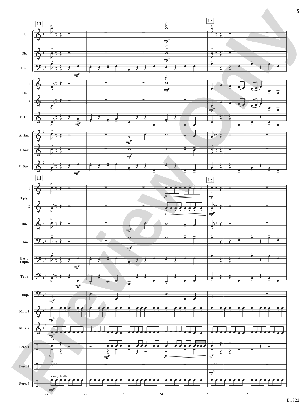 Dancing Lights: Concert Band Conductor Score & Parts