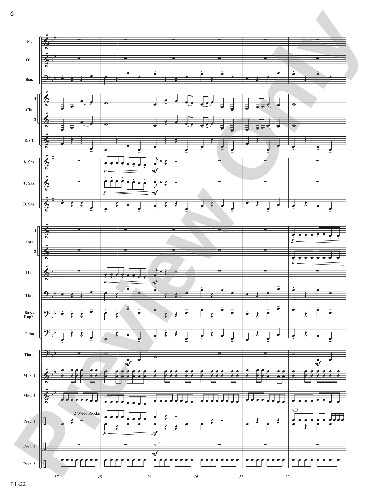 Dancing Lights: Concert Band Conductor Score & Parts