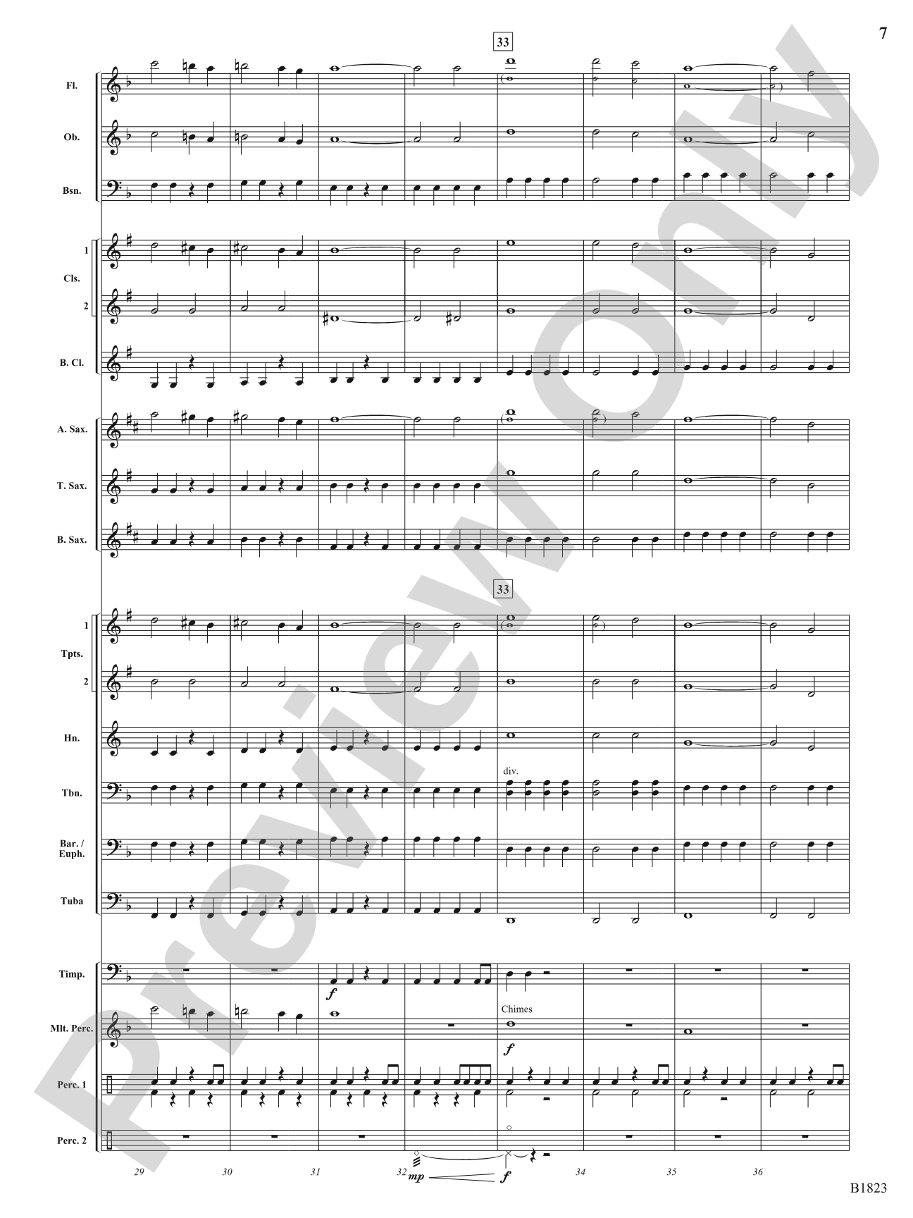Storm: Concert Band Conductor Score & Parts